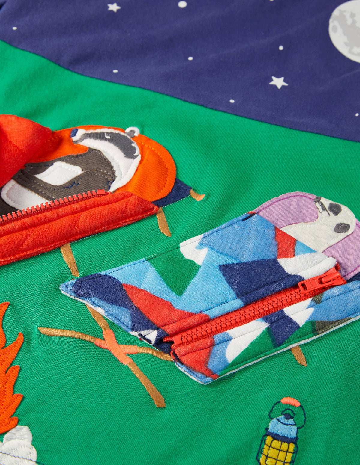 Lift-the-flap Scene T-shirt-Starboard Camping Animals-3