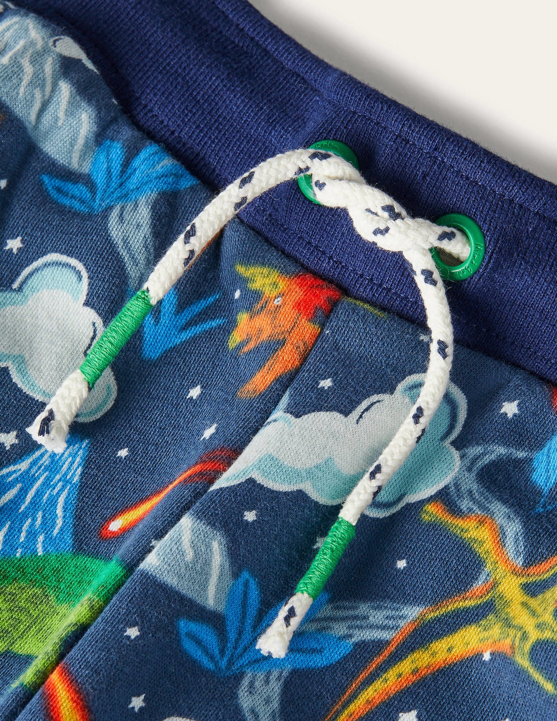 Printed Joggers-Stormy Blue Dinosaurs-3