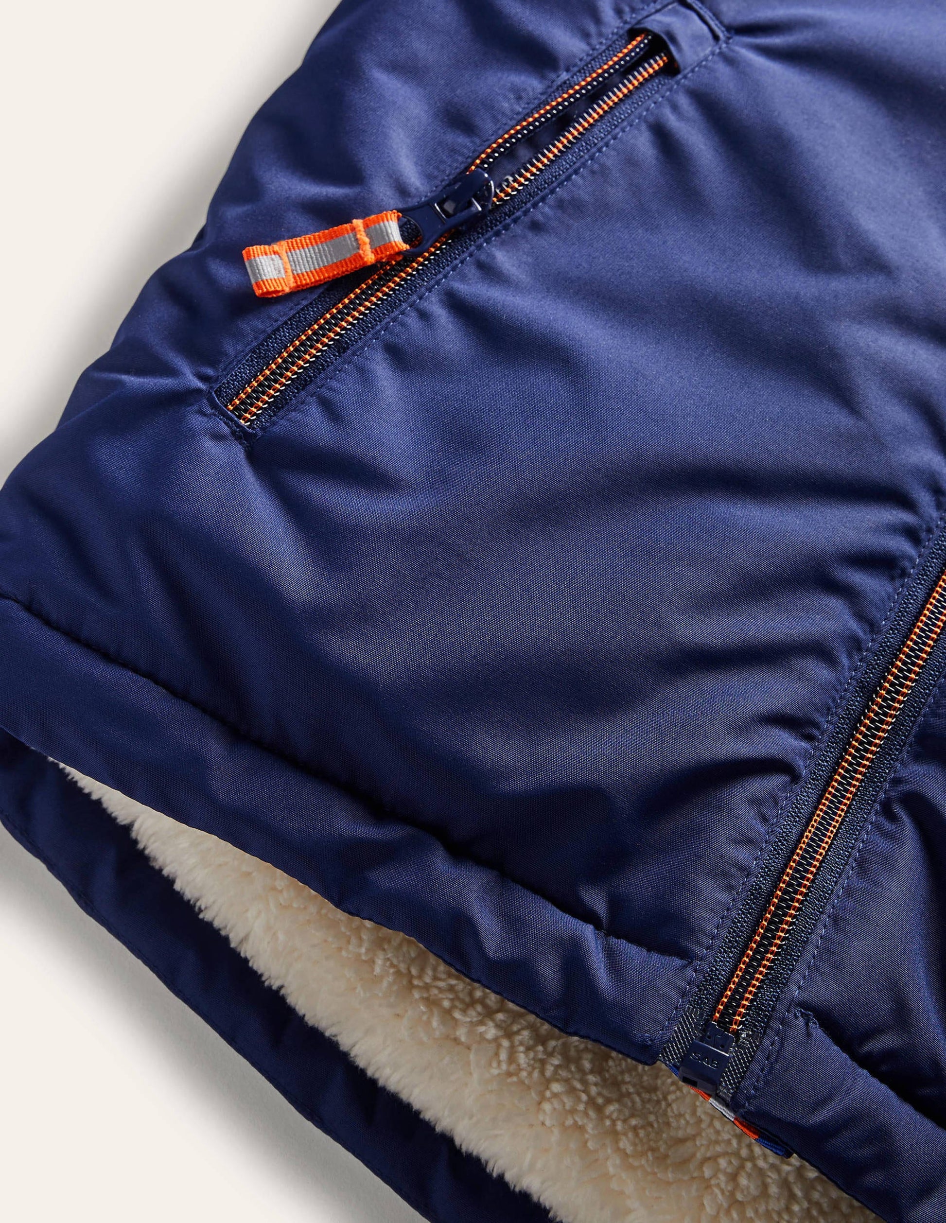 Cosy Sherpa-lined Anorak-College Navy-3