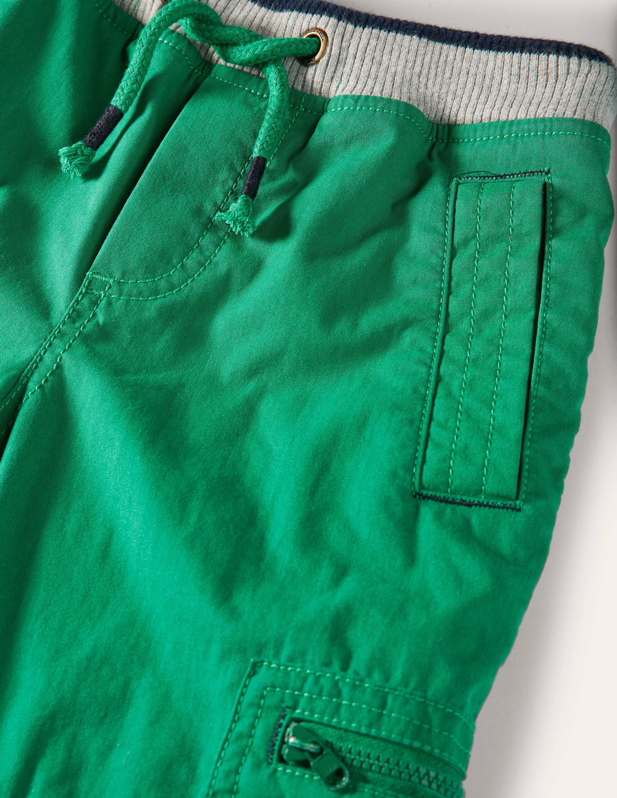 Cosy Lined Cargo Trousers-Highland Green - Image 3