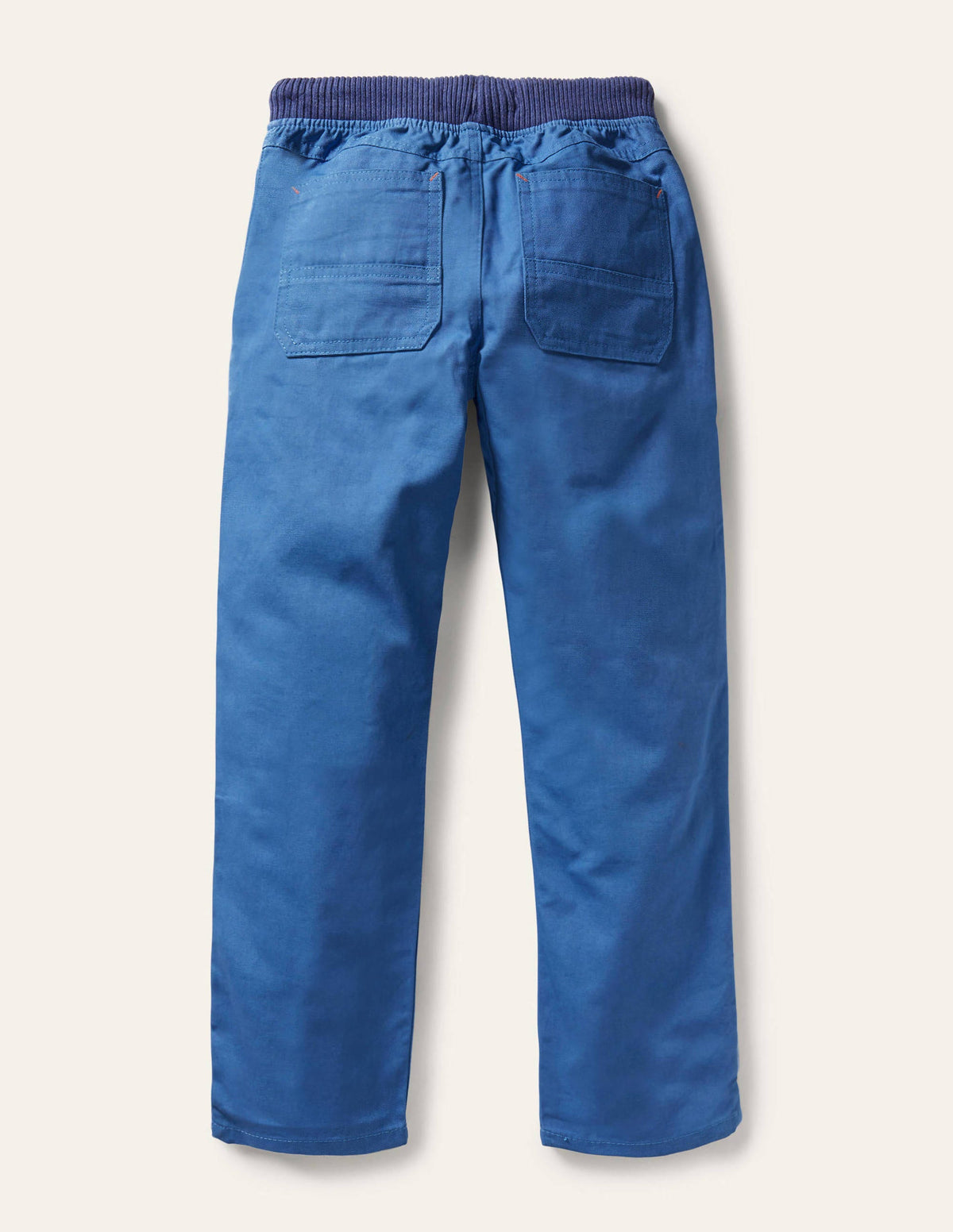 Appliqué Pull-on Trousers-Elizabethan Blue Fire Engine-2