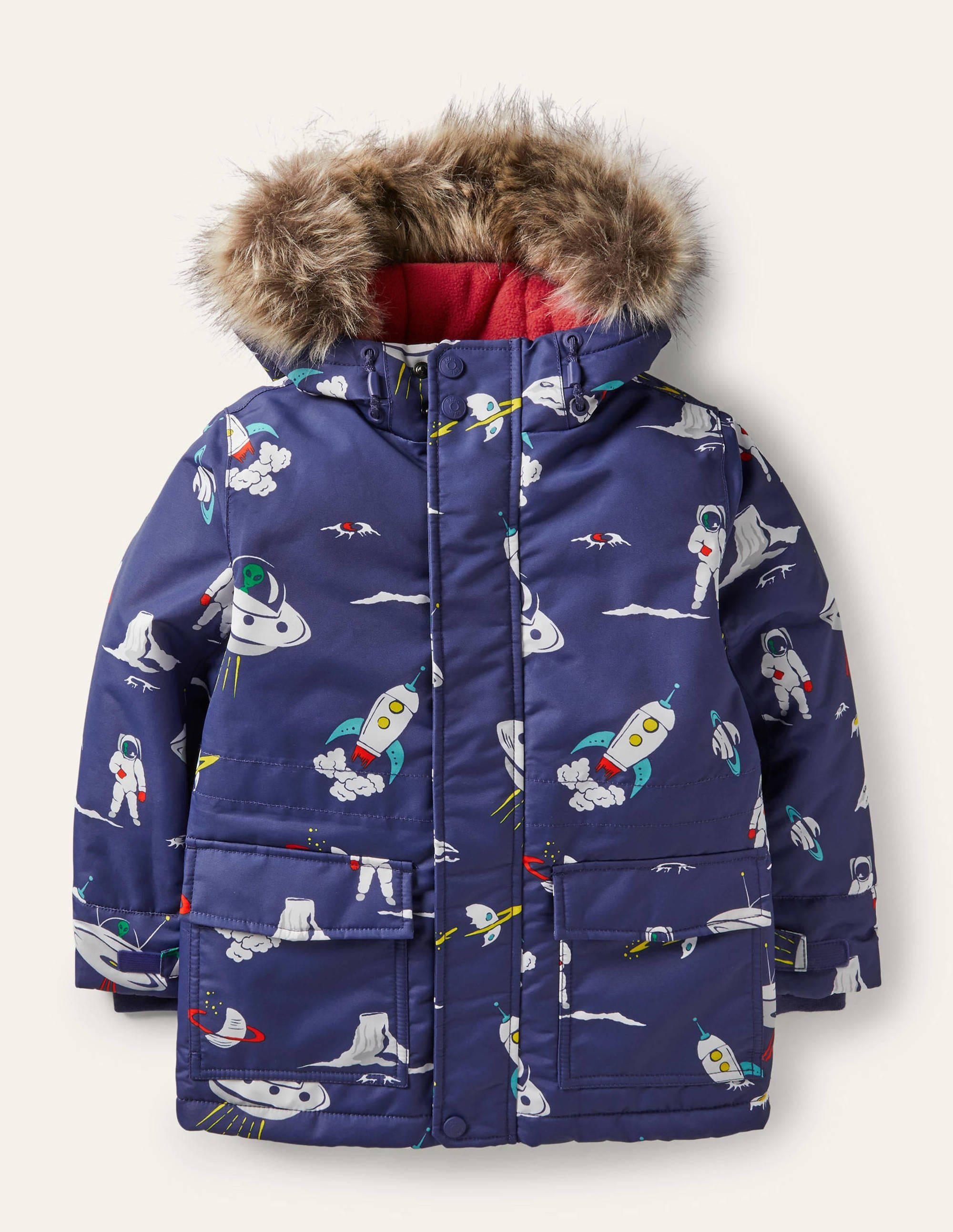 Cosy Waterproof Parka-Starboard Blue Space - Image 1