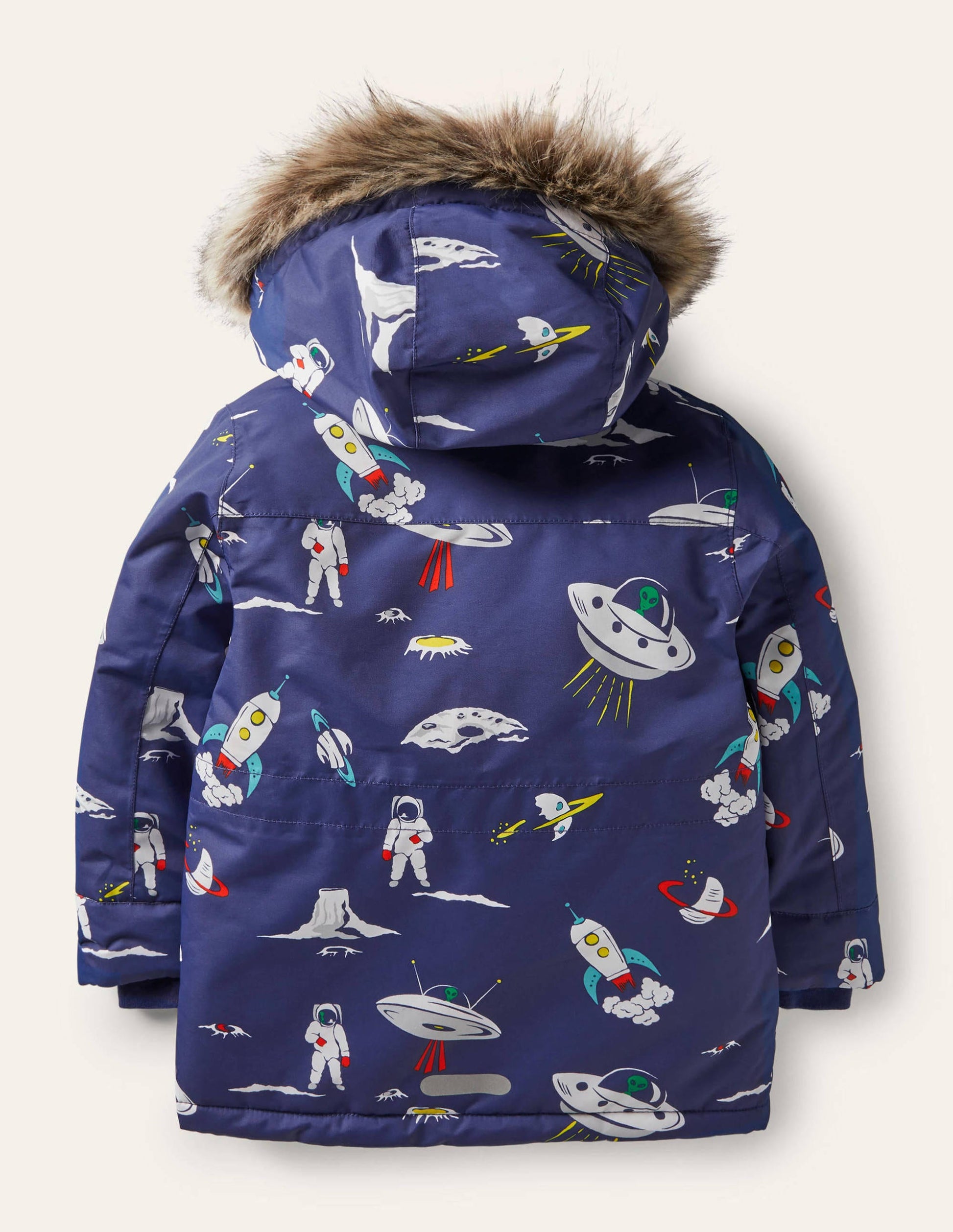Cosy Waterproof Parka-Starboard Blue Space-2