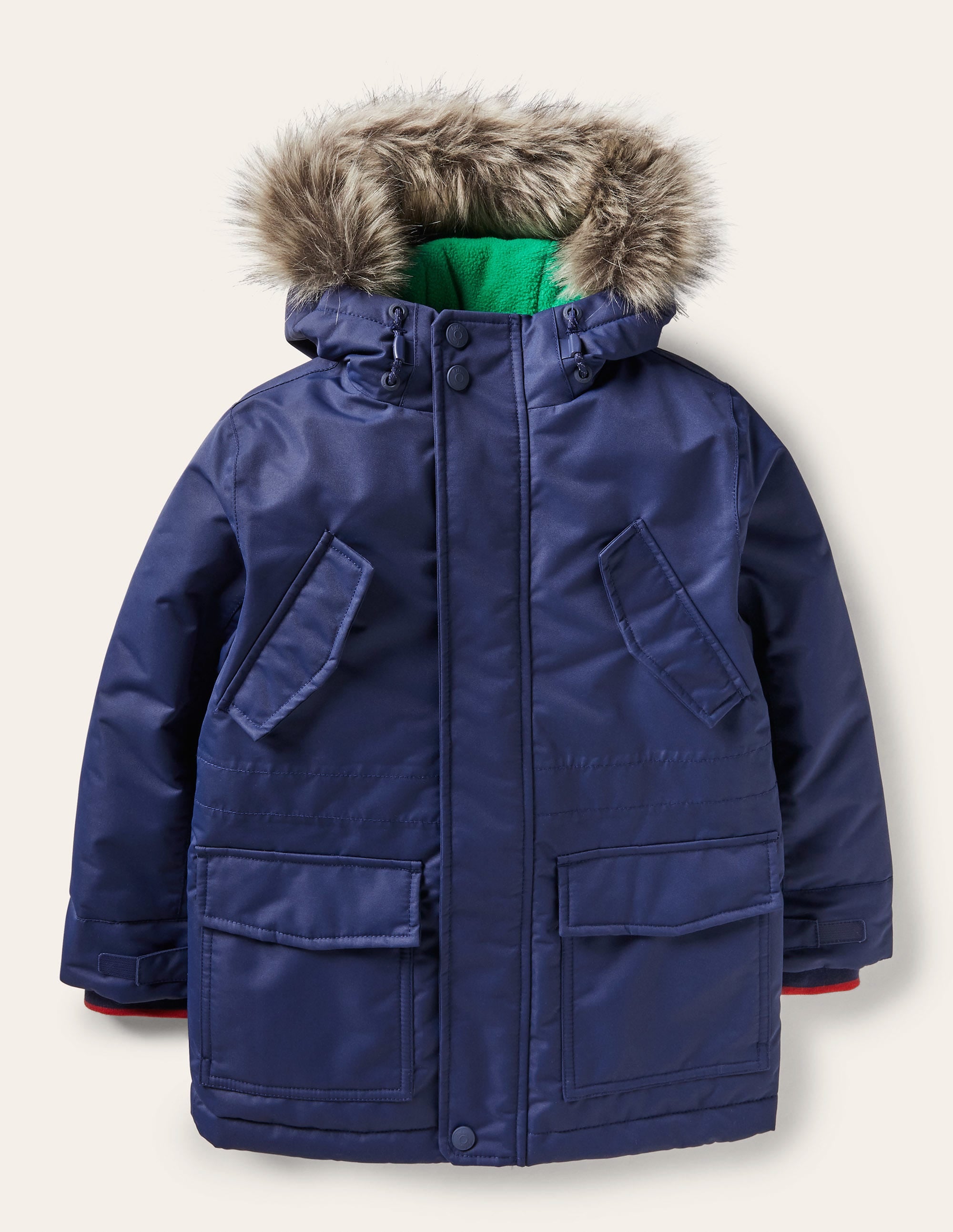 Cosy Waterproof Parka-College Navy - Image 1
