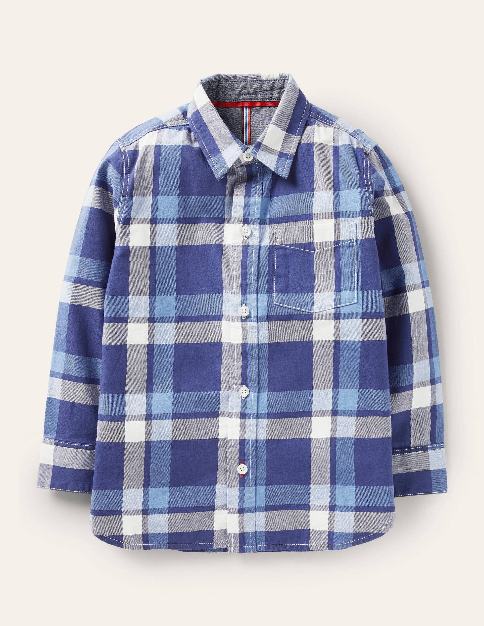 Casual Twill Shirt-College Navy/Blue-1