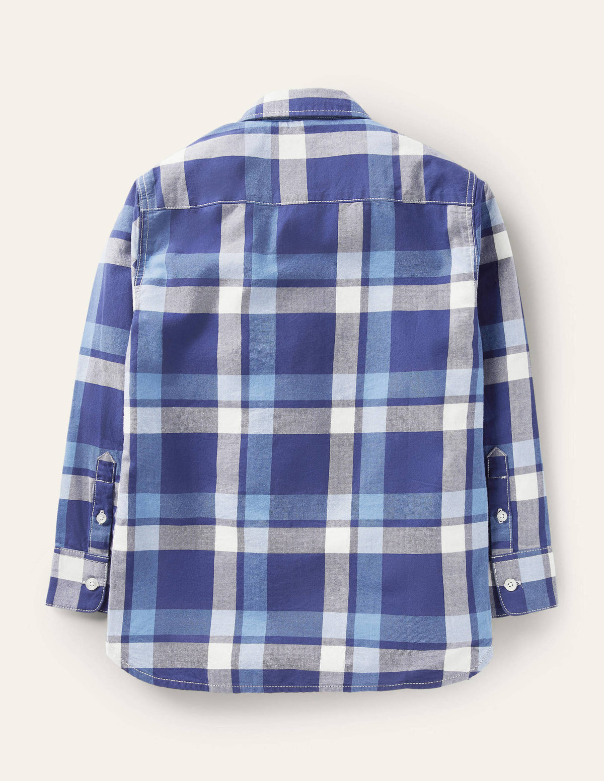Casual Twill Shirt-College Navy/Blue - Image 2