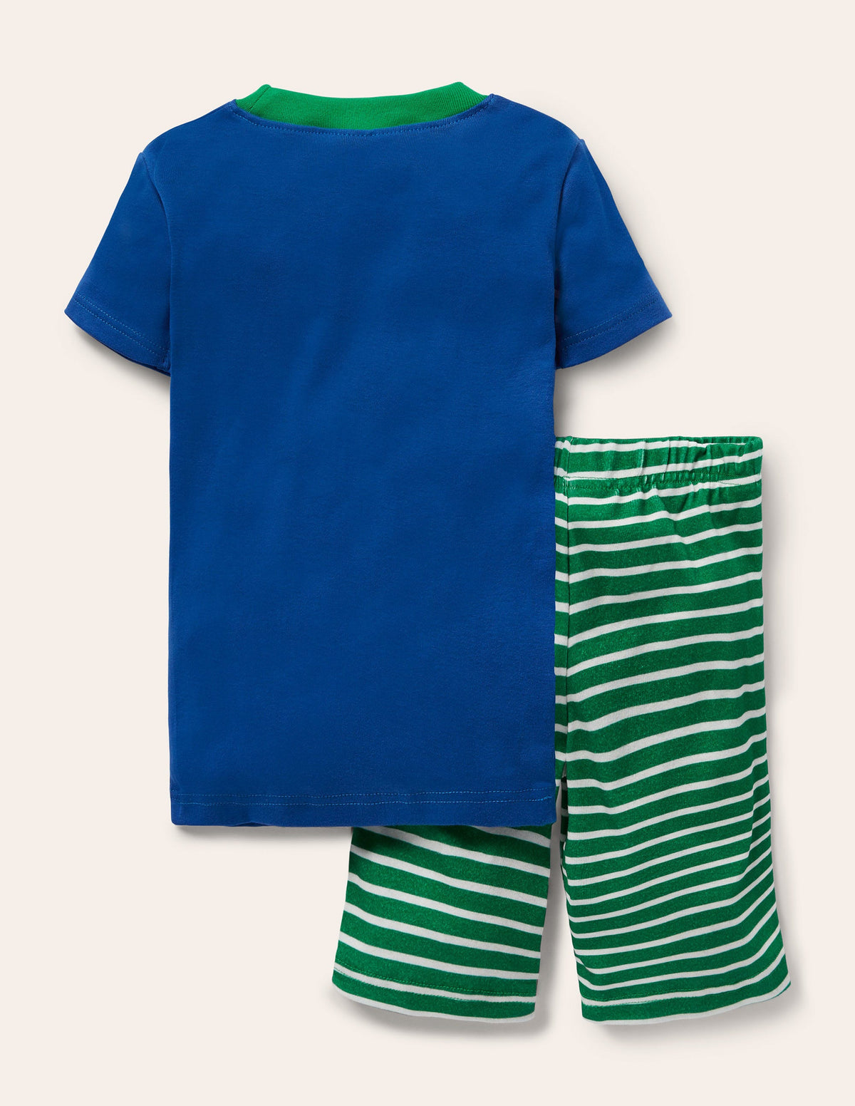 Snug Short John Pyjamas-Brilliant Blue Guinea Pig - Image 2