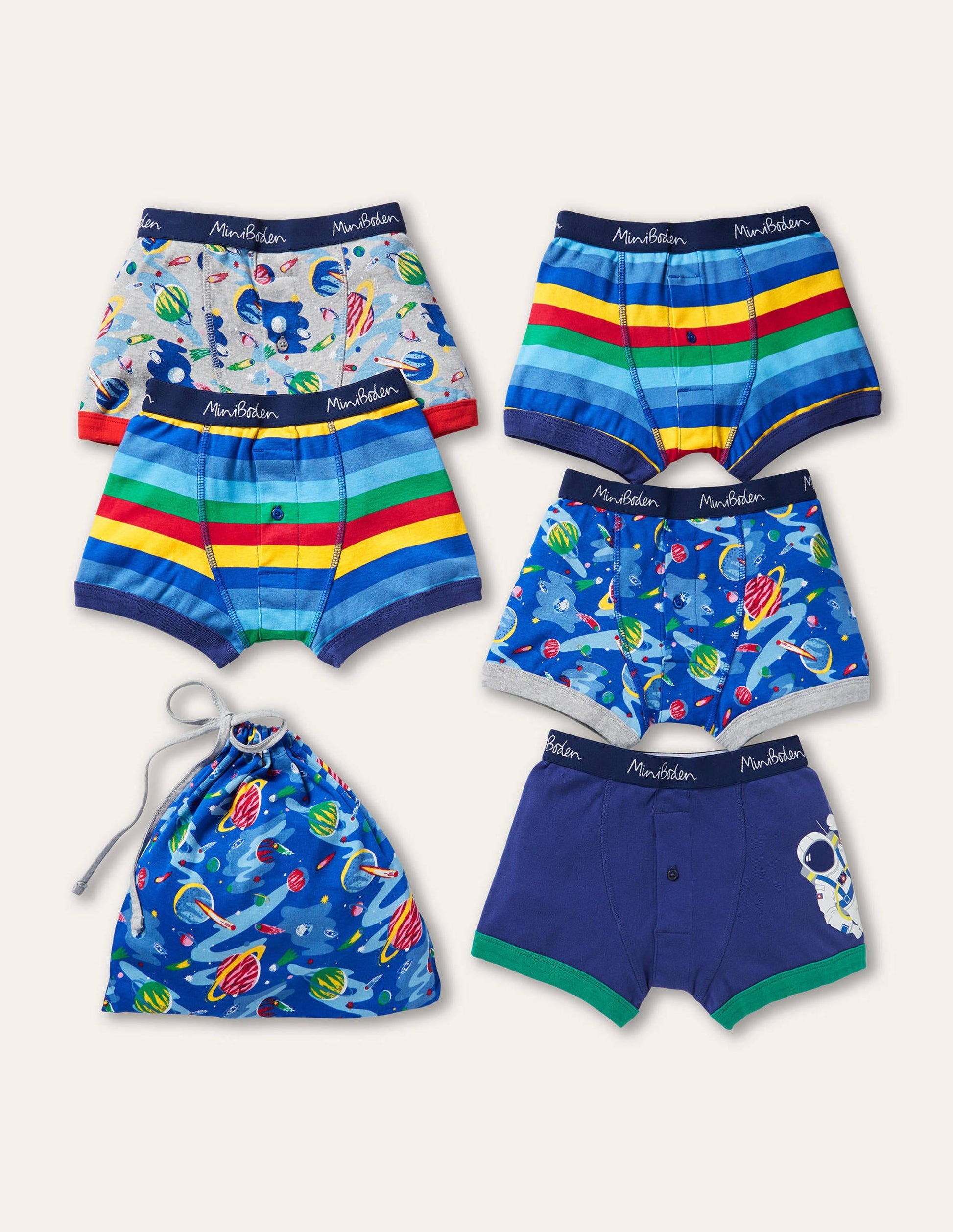 Boxers 5 Pack-Multi space-1