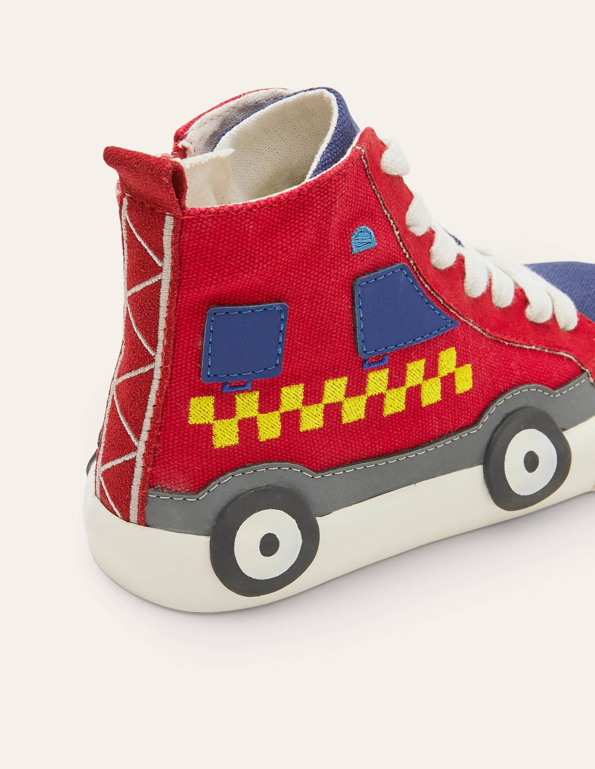 Novelty High Tops-Red Fire Engine-3