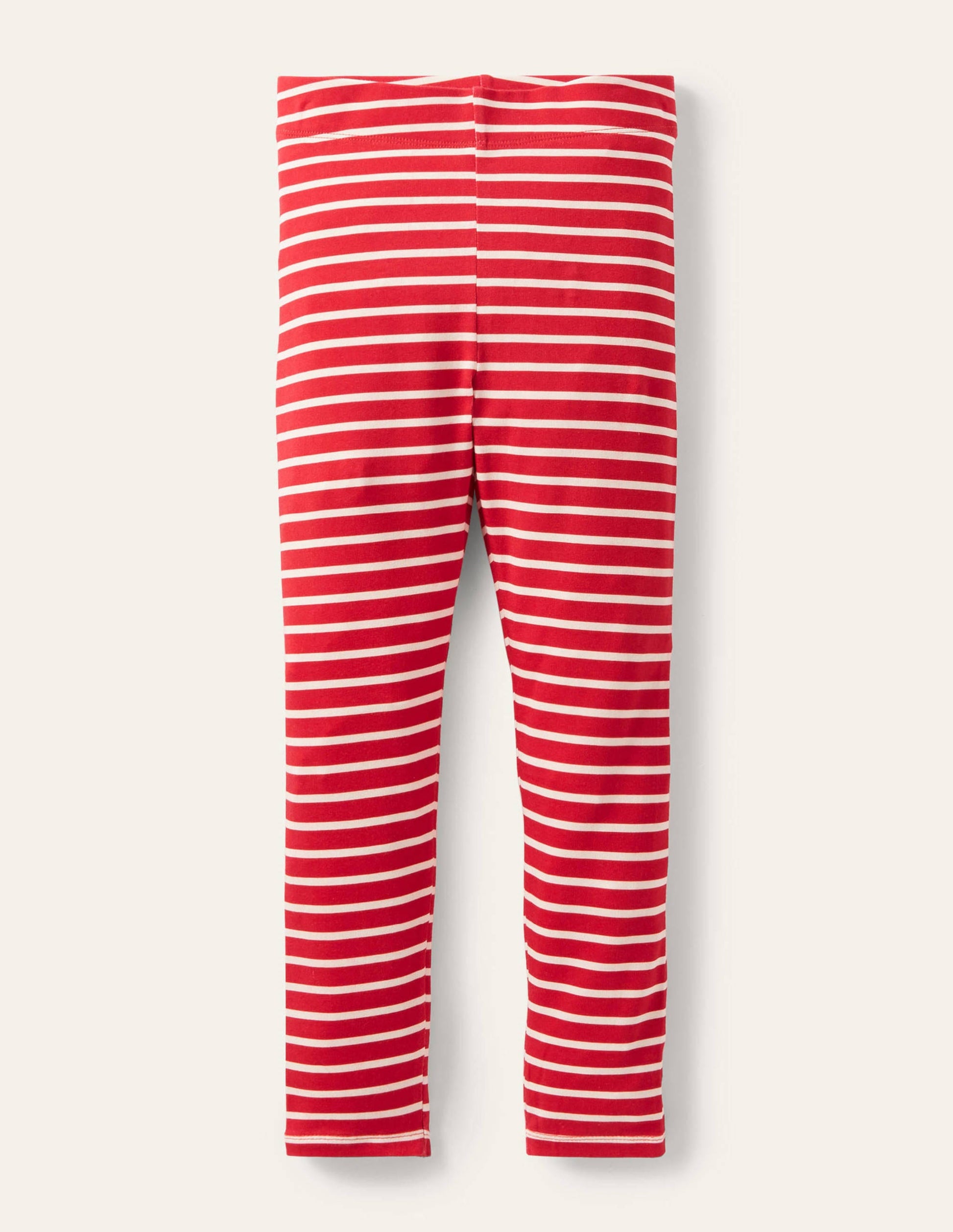 Fun Leggings-Rockabilly Red/ Ivory-1