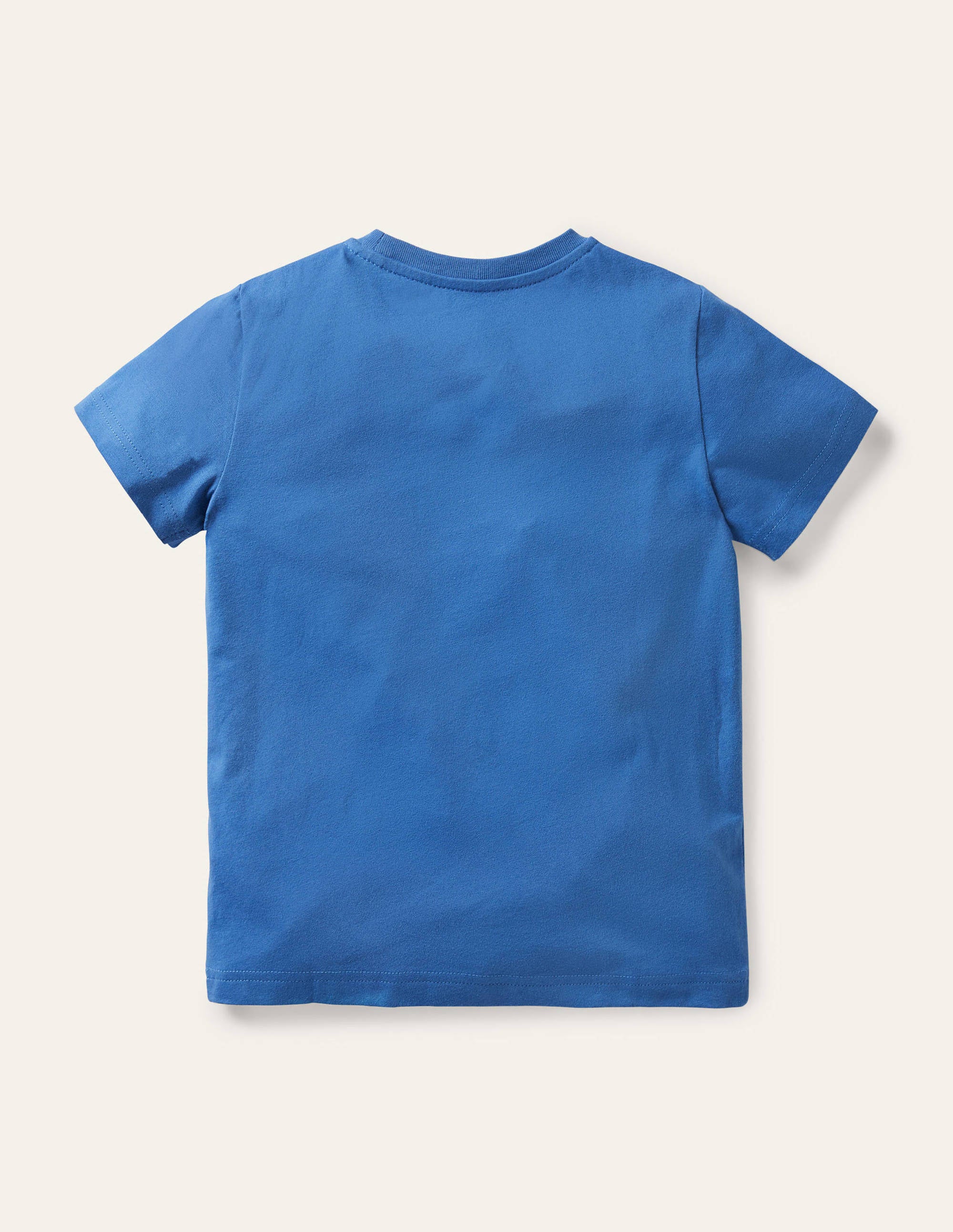Beach Appliqué T-shirt-Elizabethan Blue Ice Cream - Image 2