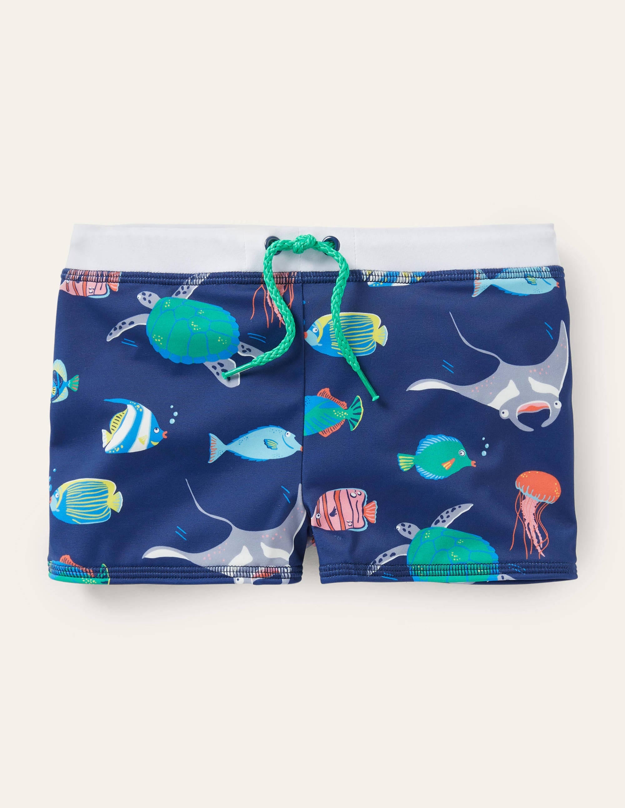 Swim Trunks-Starboard Blue Fish Friends - Image 1