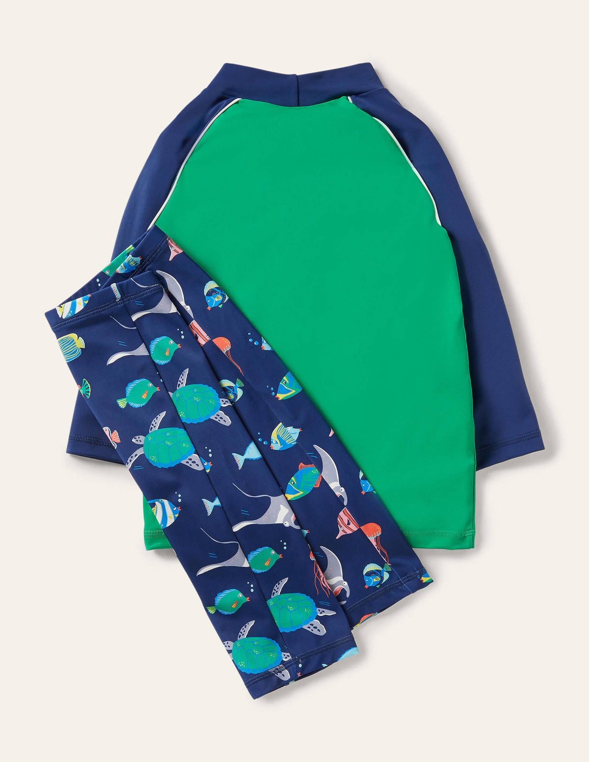 Surf Suit-Shamrock Green Manta Ray-2
