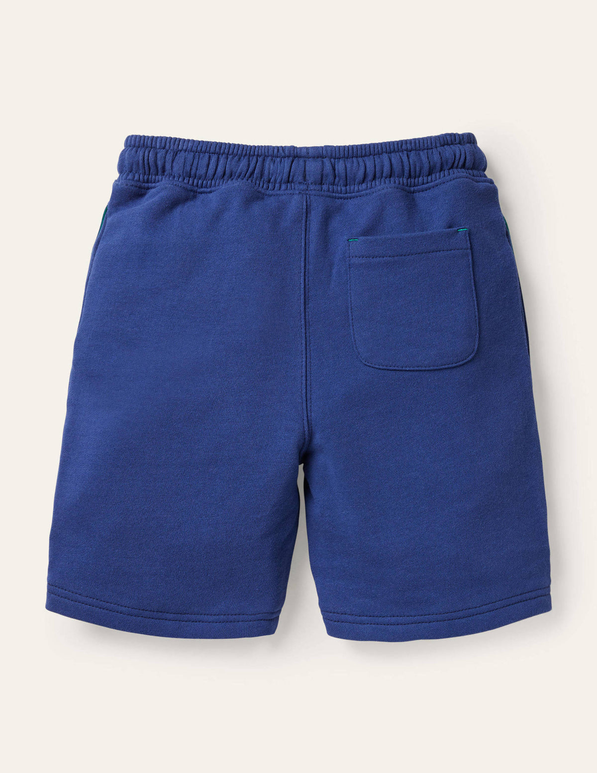 Appliqué Sweatshorts-Brilliant Blue Crocodile-2