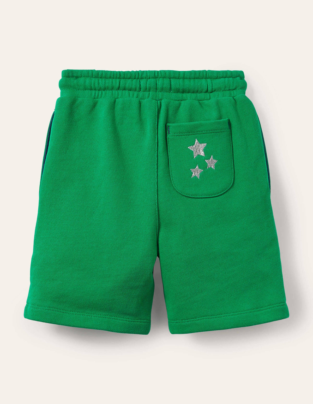 Appliqué Sweatshorts-Sapling Green Space Badges-2