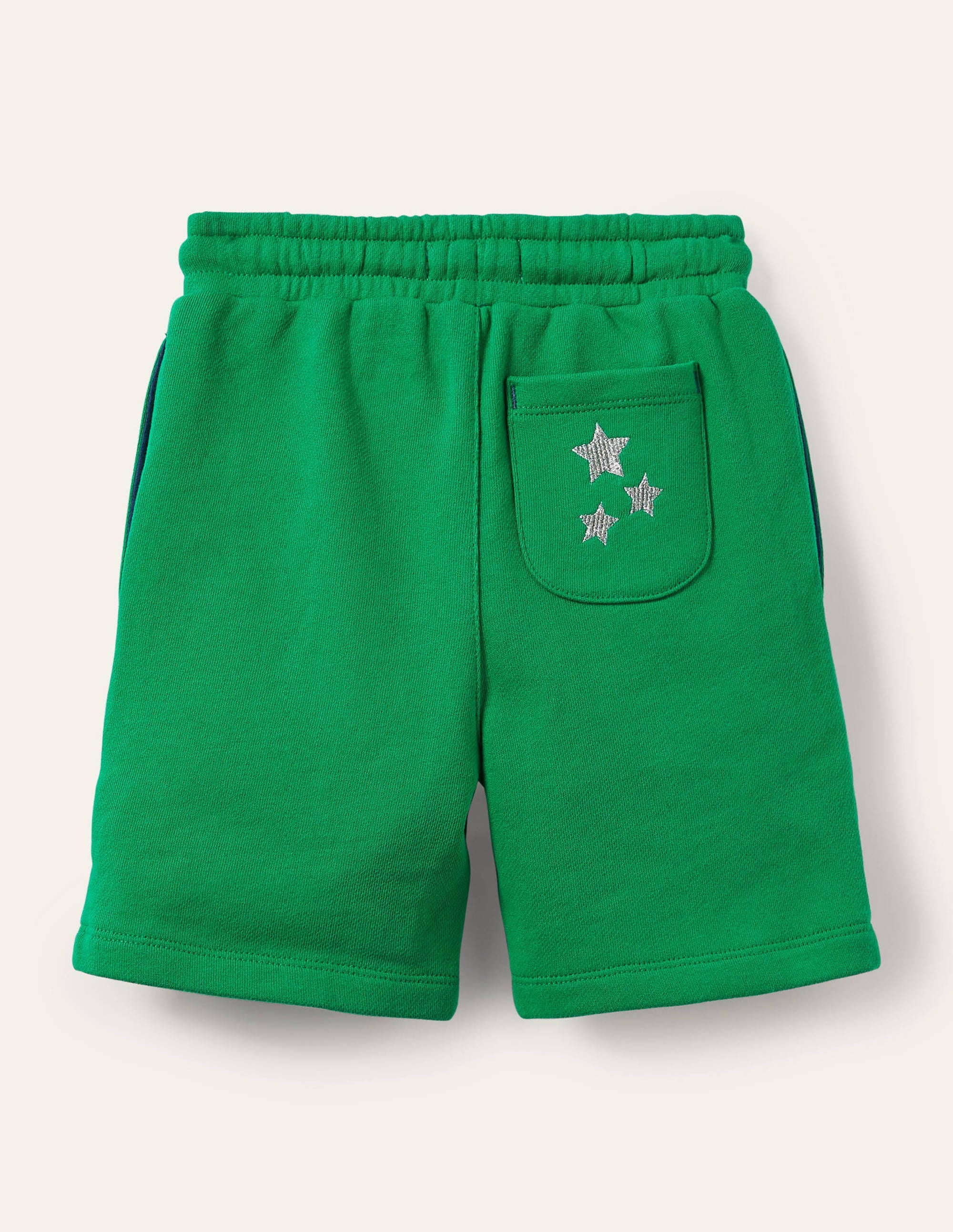 Appliqué Sweatshorts-Sapling Green Space Badges - Image 2