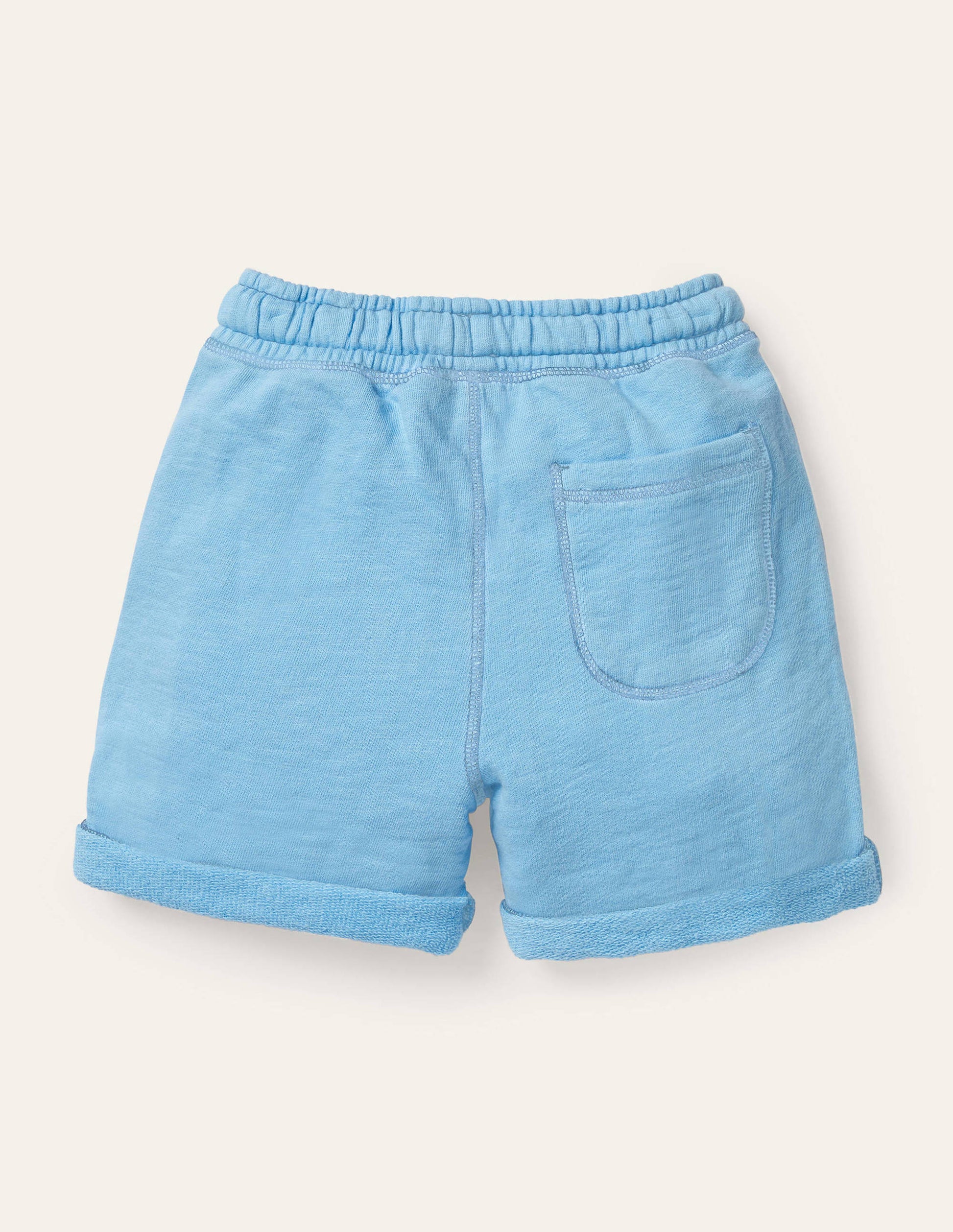 Garment-dyed Sweatshorts-Surfboard Blue-2
