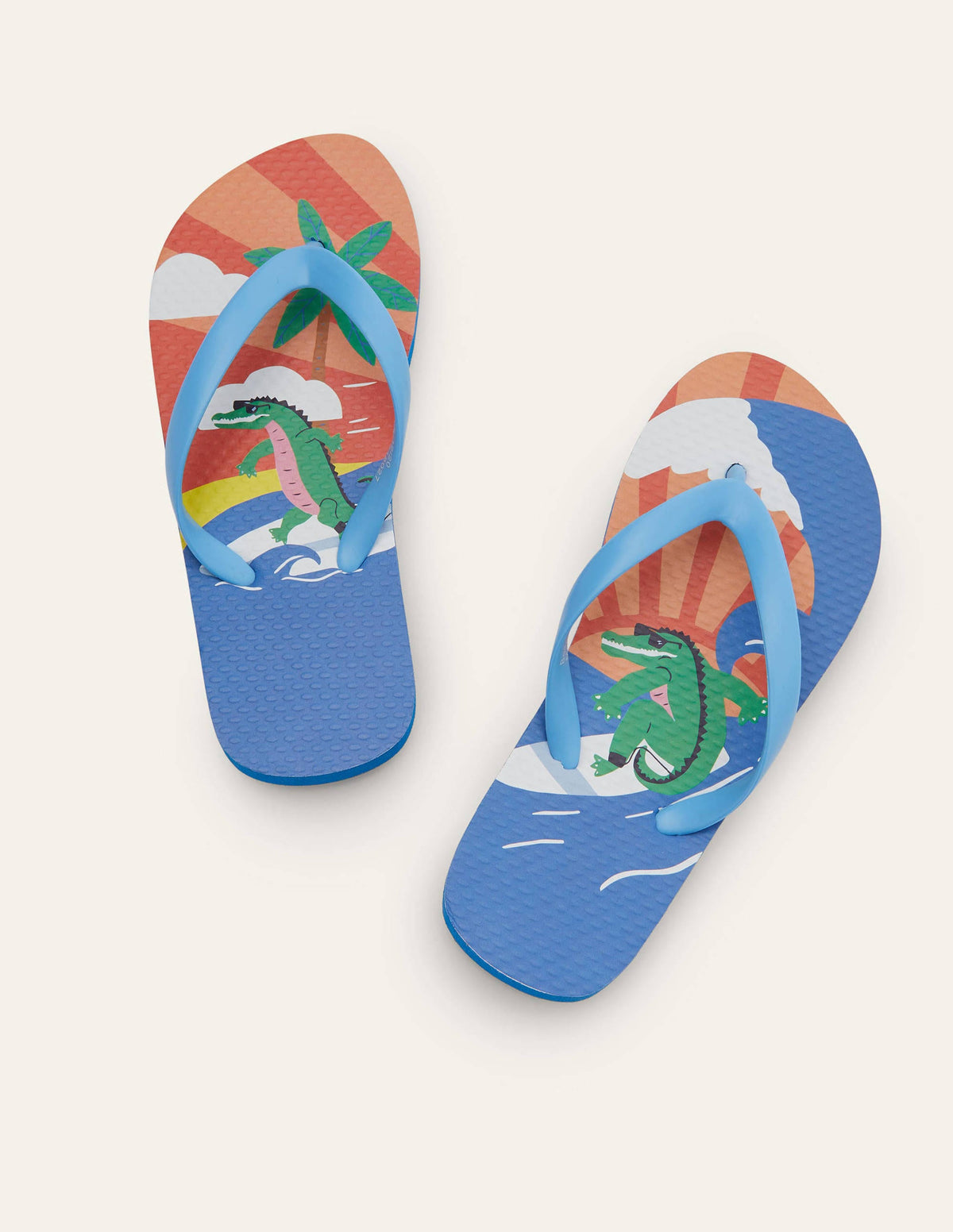 Flip Flops-Multi Crocodile - Image 1