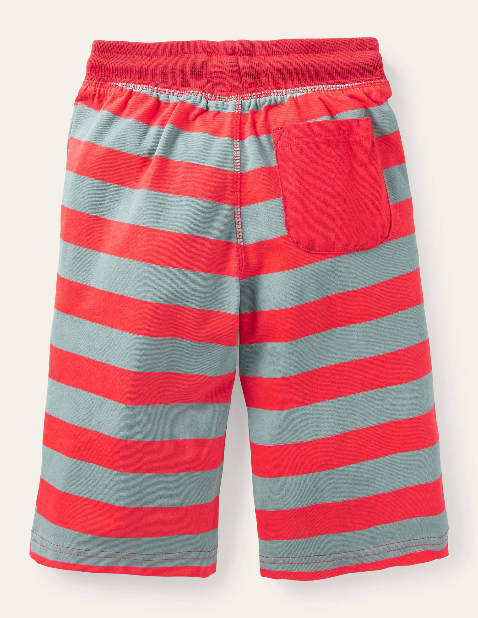 Jersey Baggies-Strawberry Tart Red/Misty Blue - Image 2