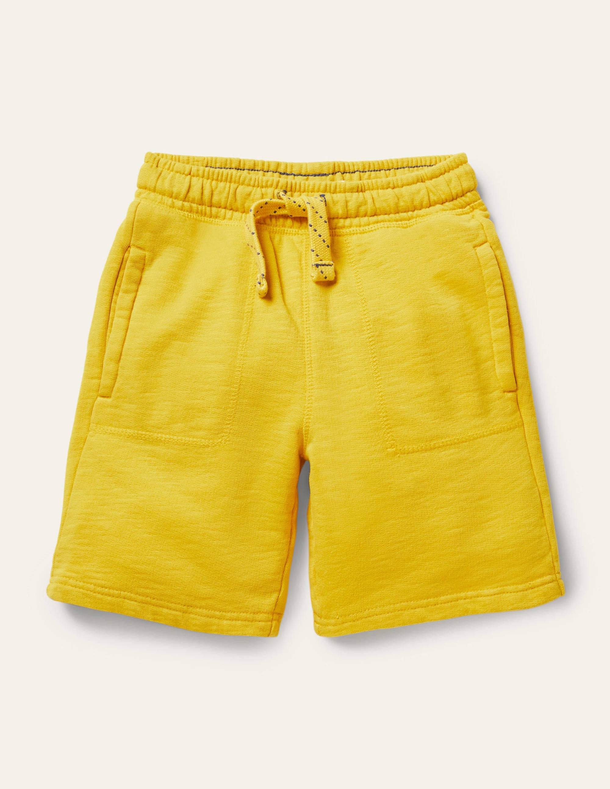 Garment-dyed Sweatshorts-Daffodil Yellow - Image 1