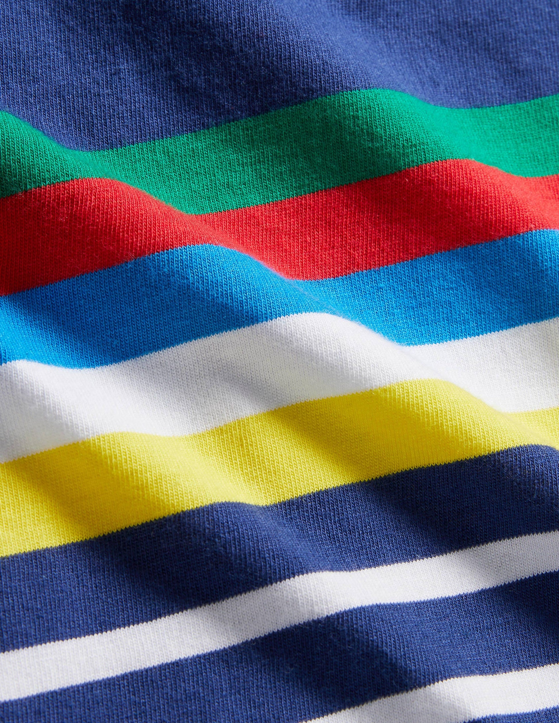 Rainbow Breton T-shirt-Starboard Blue Rainbow-3