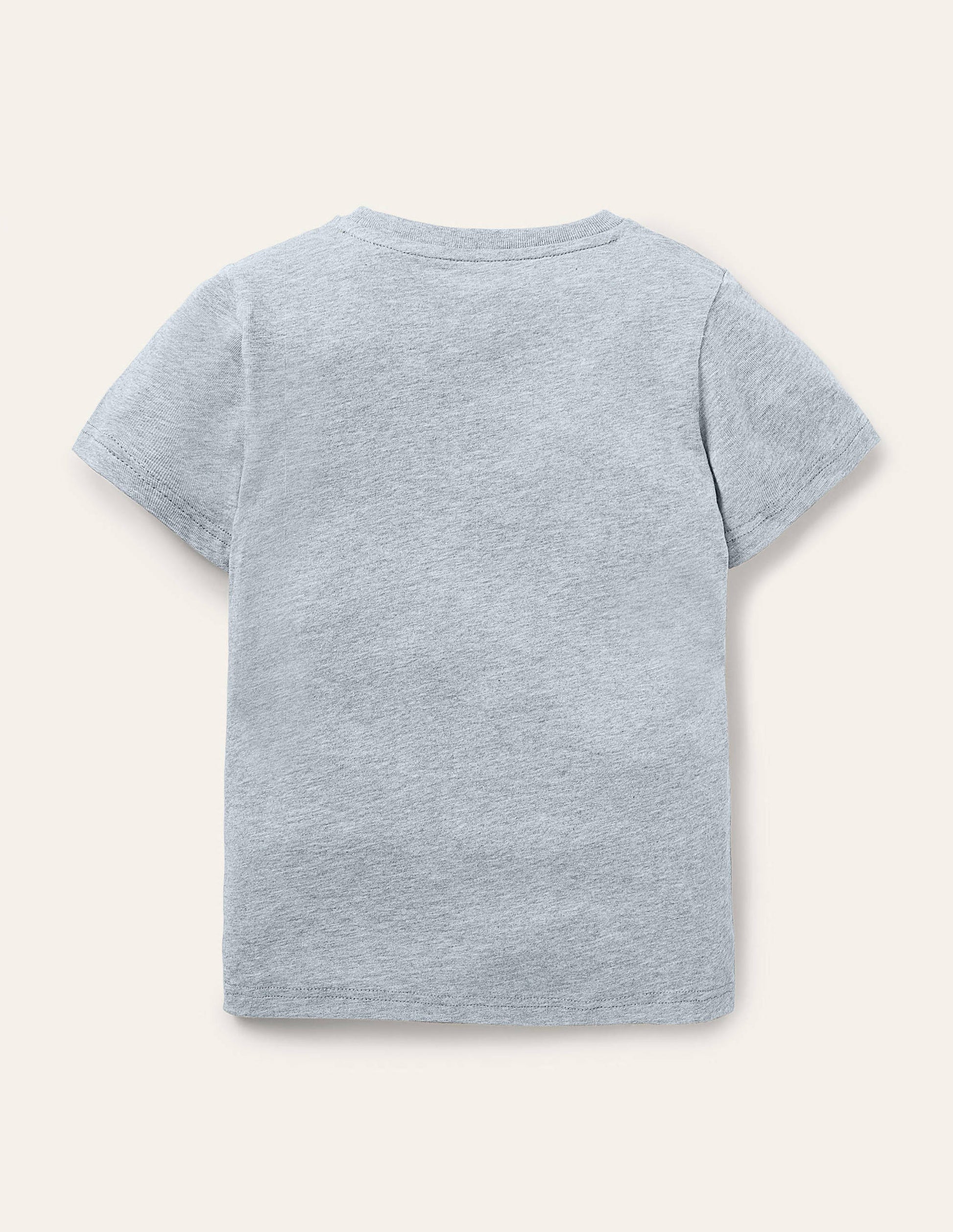 Graphic Animals T-shirt-Grey Marl Crocodiles-2