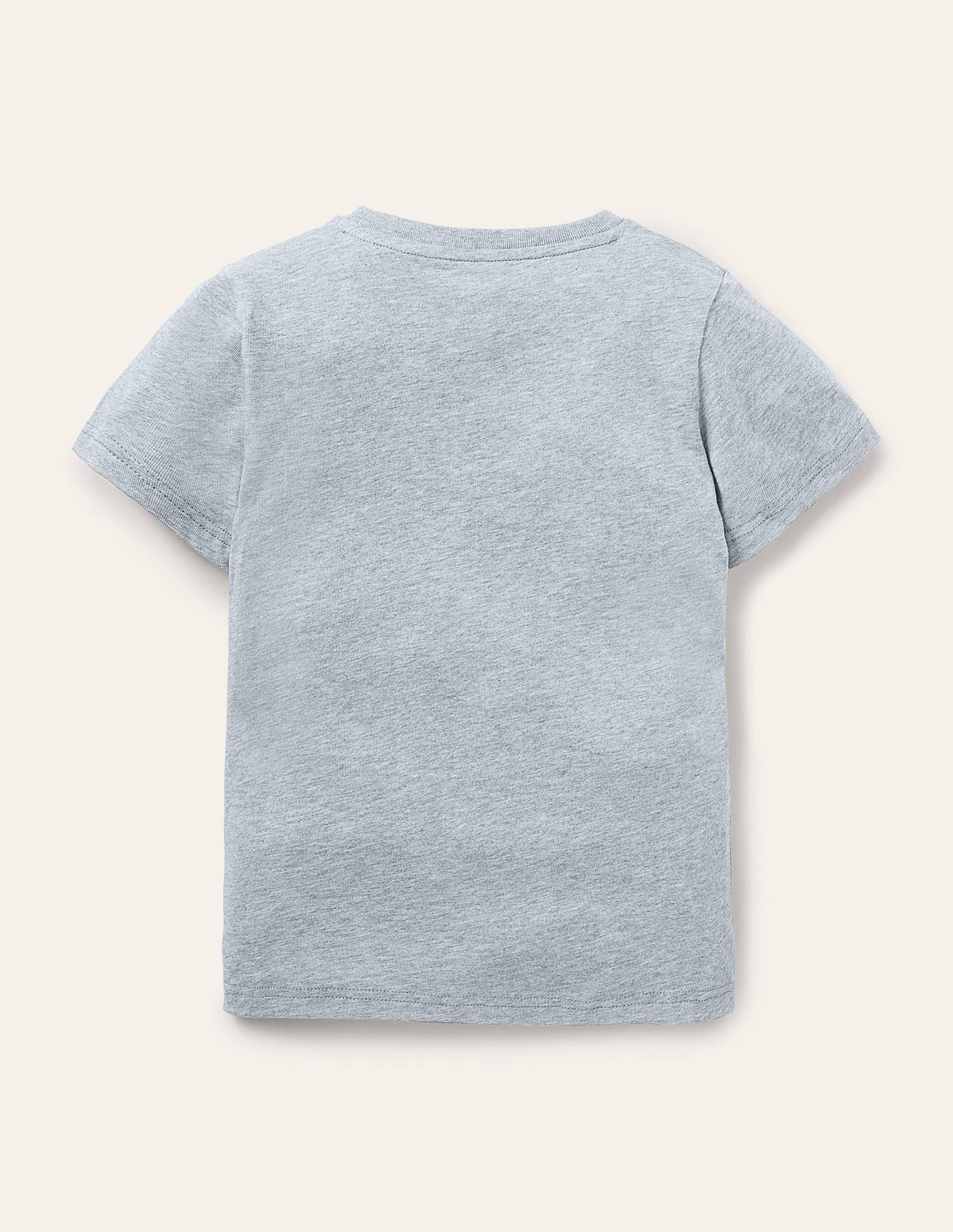 Graphic Animals T-shirt-Grey Marl Crocodiles - Image 2