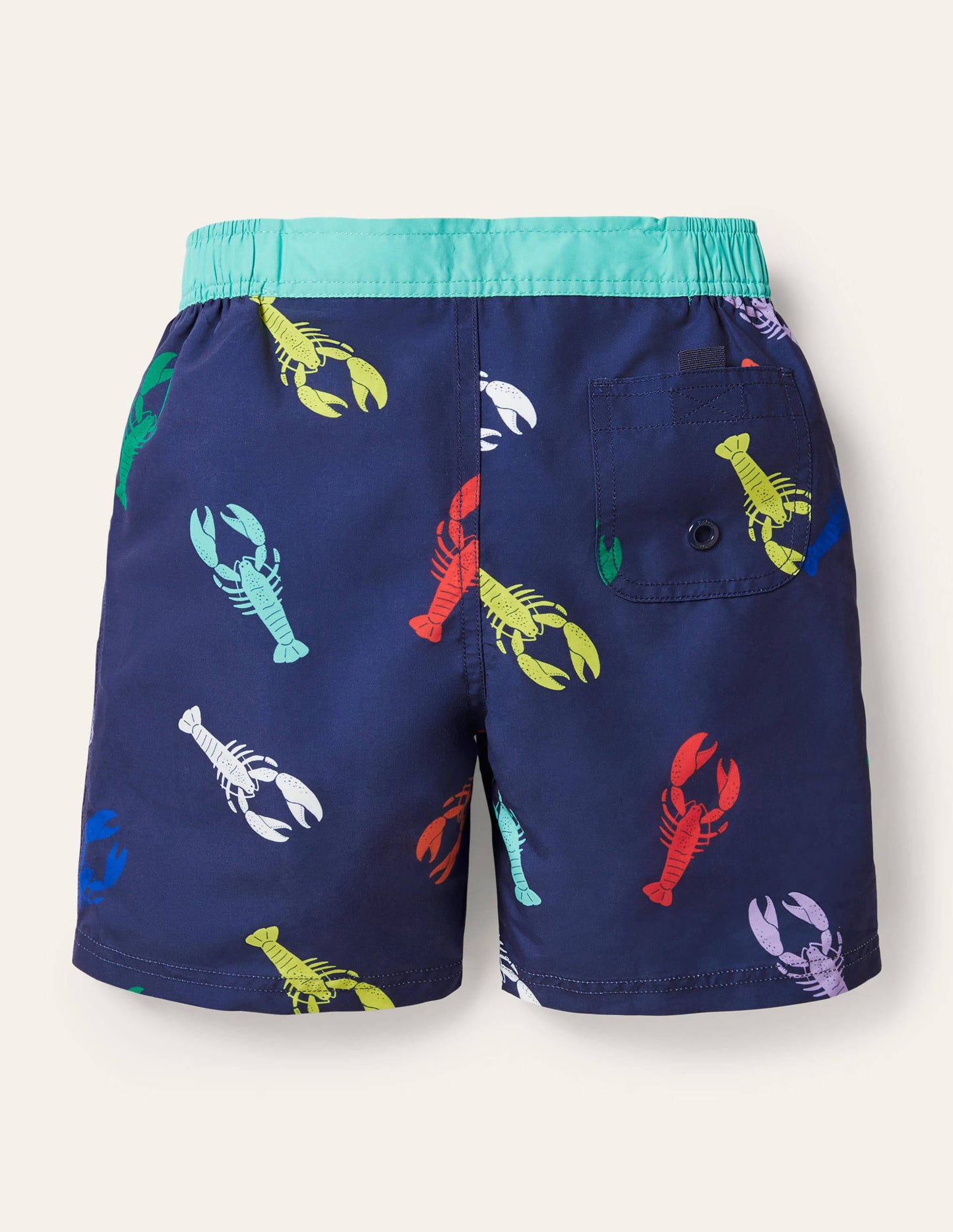 Board Shorts-College Navy Lobsters
