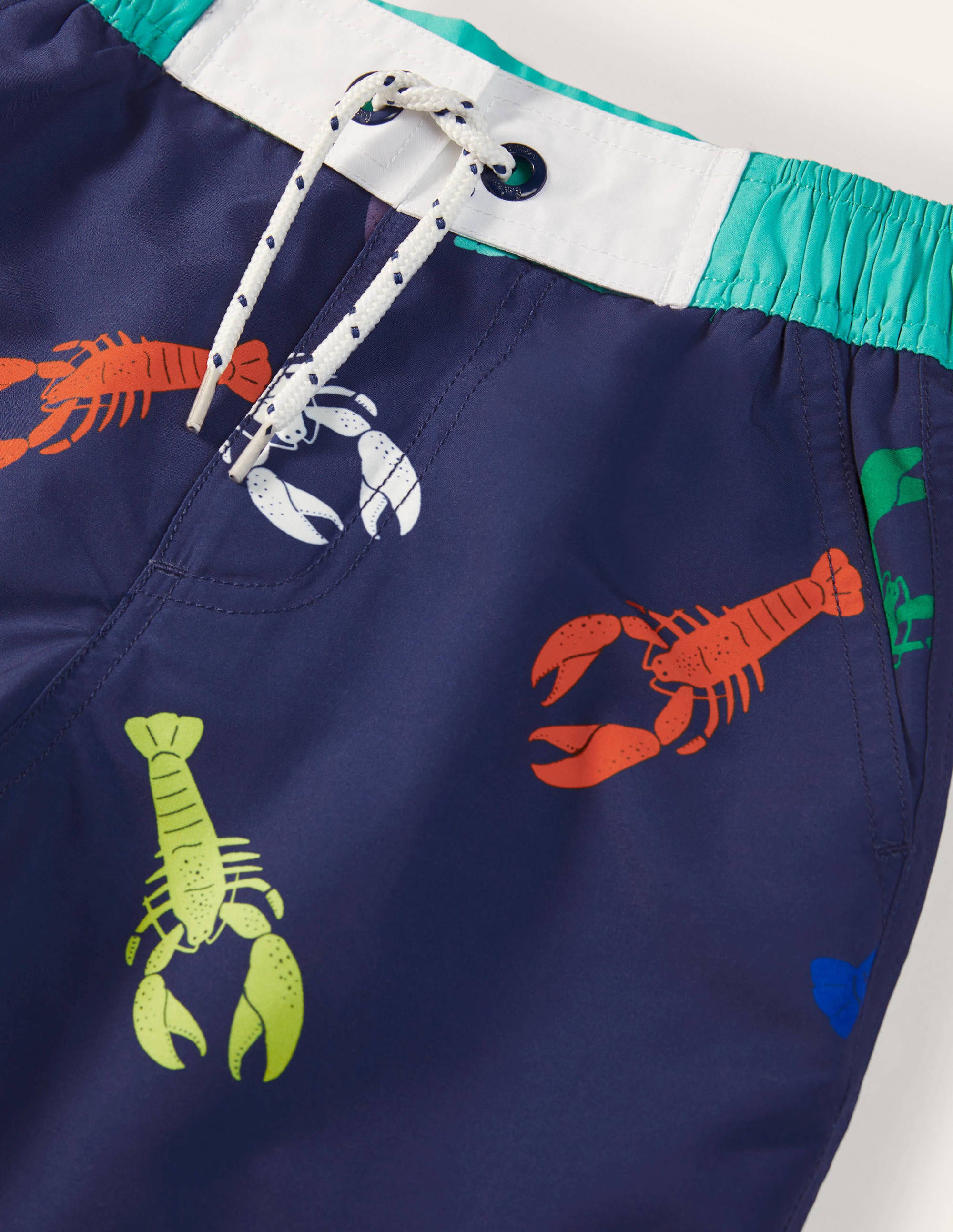Board Shorts-College Navy Lobsters - Image 3