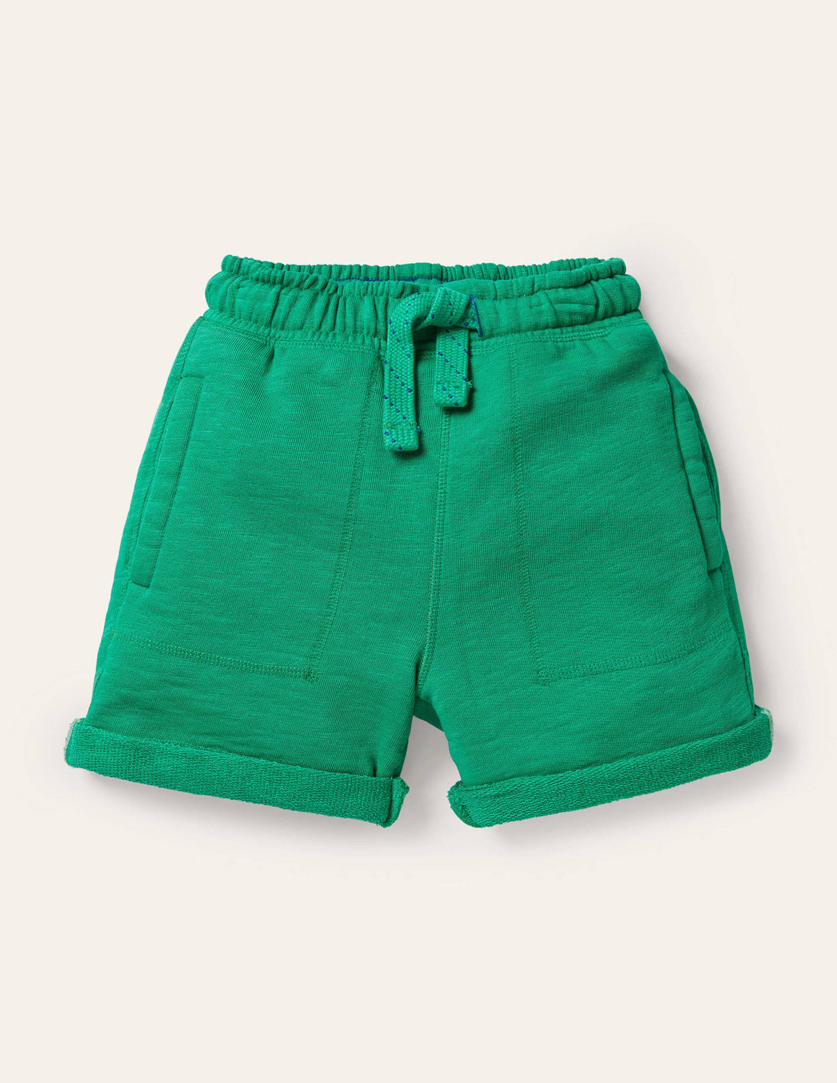 Garment-dyed Sweatshorts-Sapling Green-1