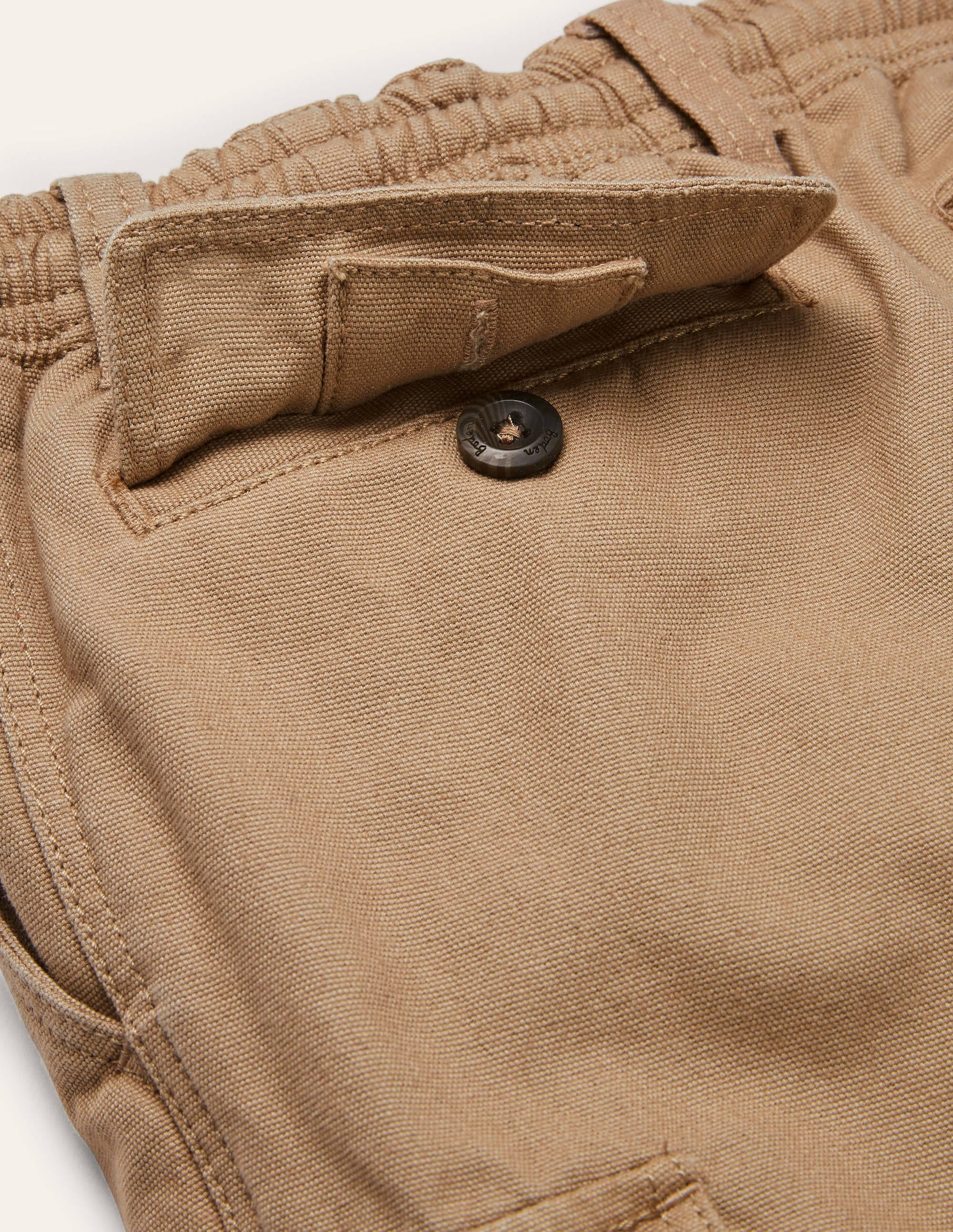 Cargo Shorts-Cappuccino Brown - Image 3