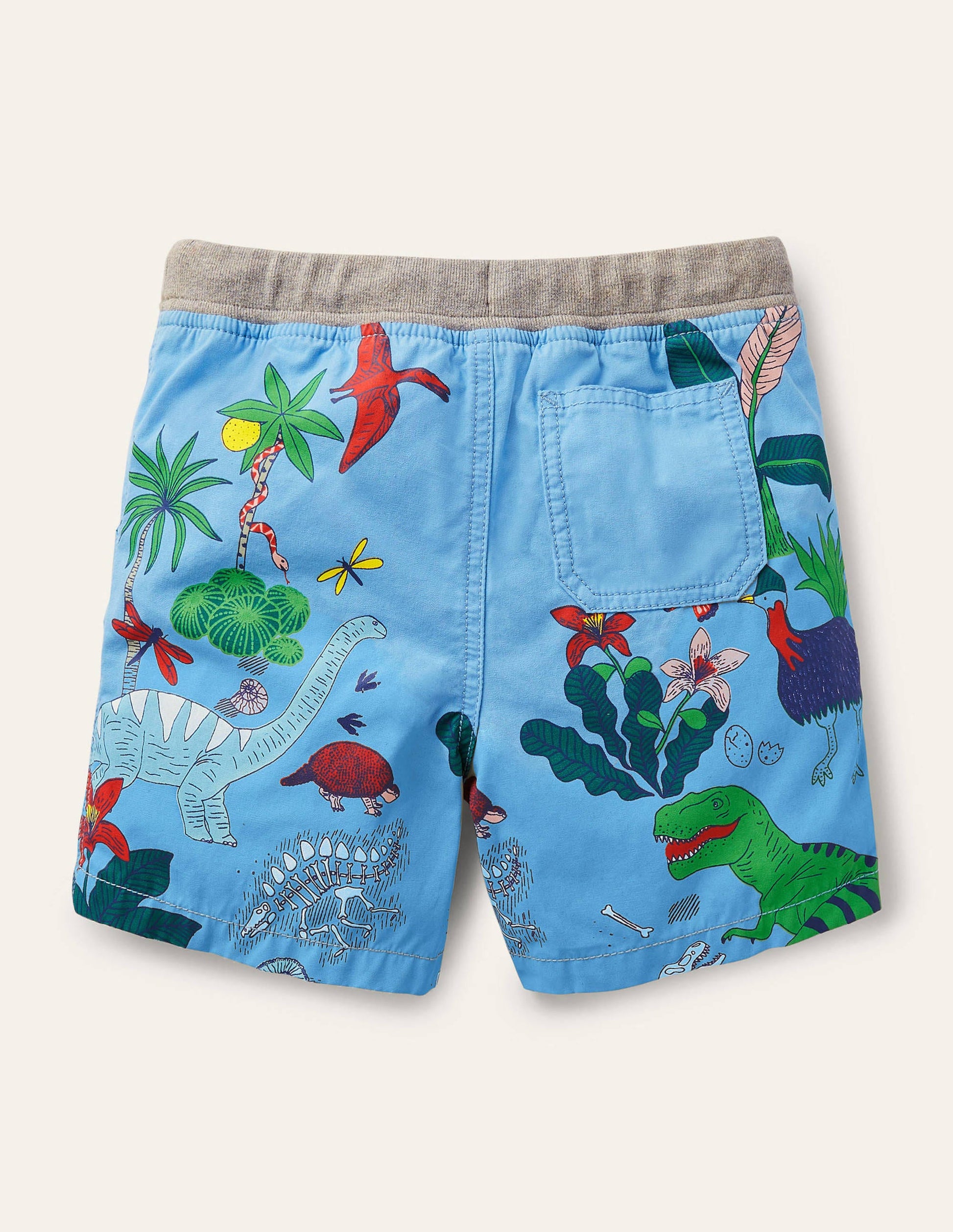 Holiday Shorts-Surfboard Blue Dino Island-2