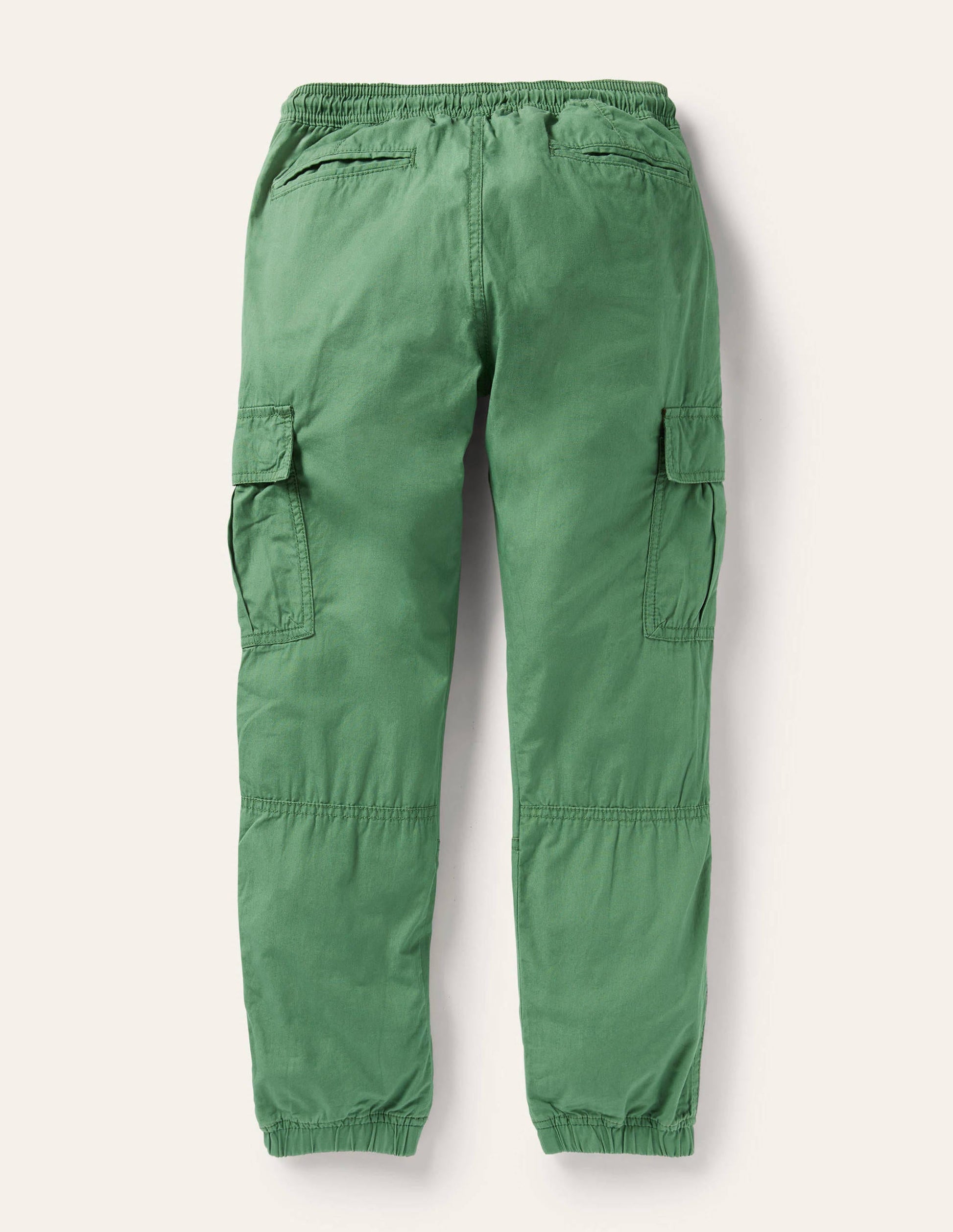 Lined Utility Cargo Trousers-Rosemary Green-2