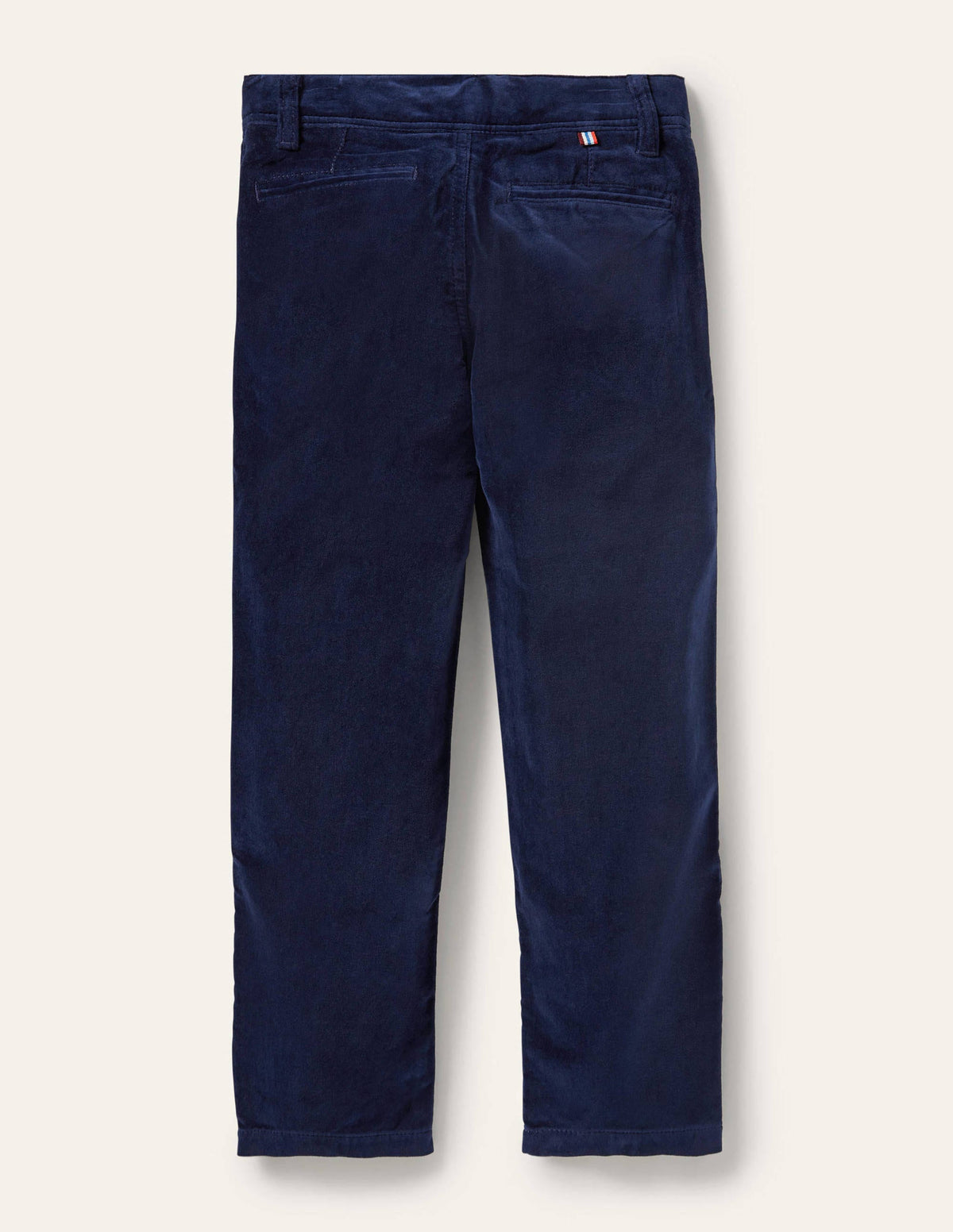 Smart Velvet Trousers-College Navy-2