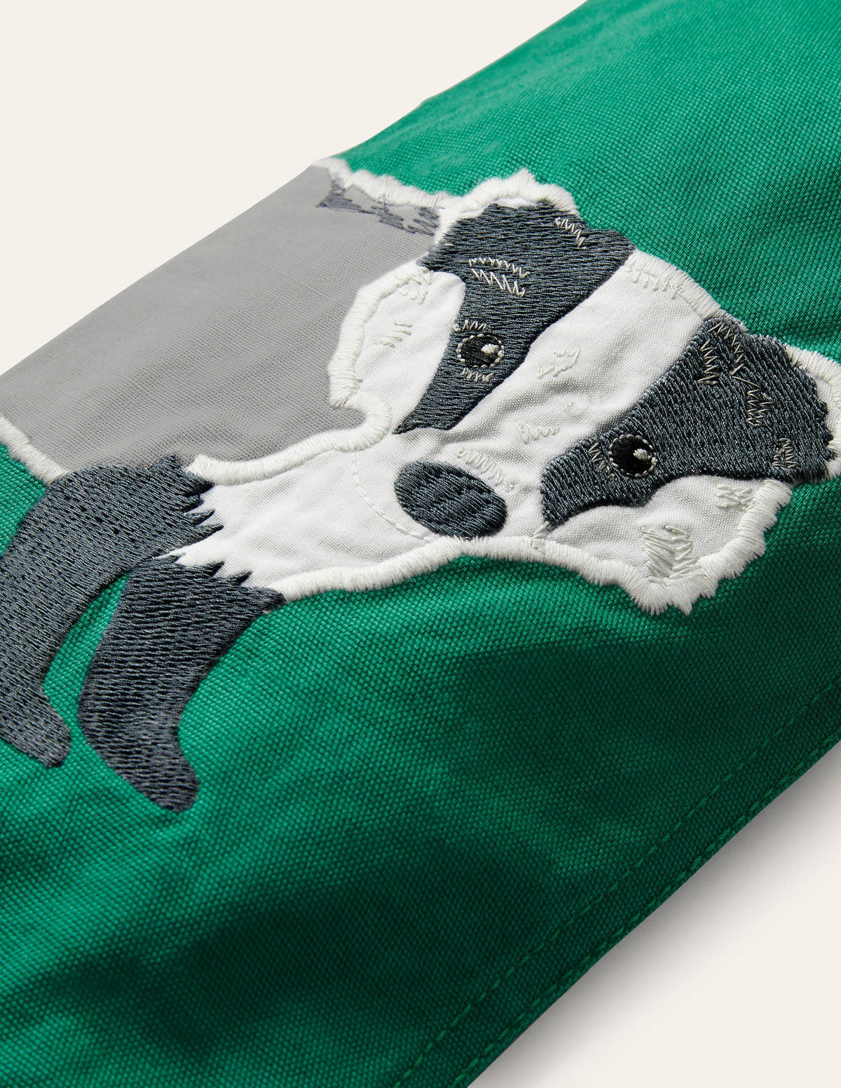 Appliqué Pull-on Trousers-Forest Green Woodland - Image 3