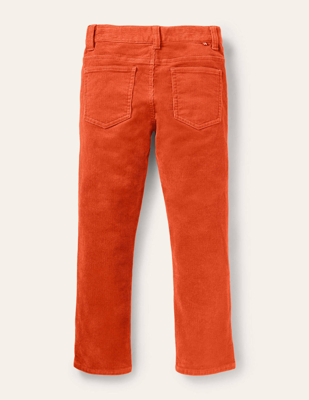 Slim Cord Stretch Jeans-Autumn Maple Orange - Image 2