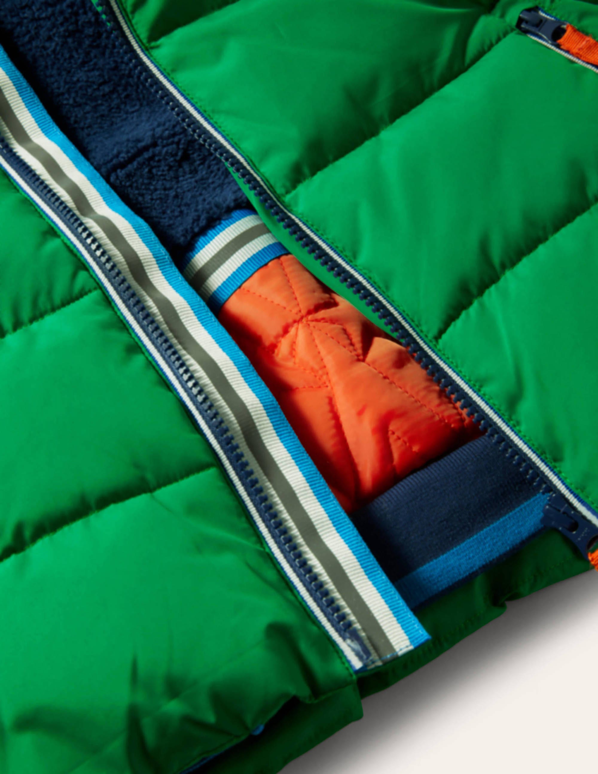 Shower-Resistant Padded Jacket-Highland Green - Image 3