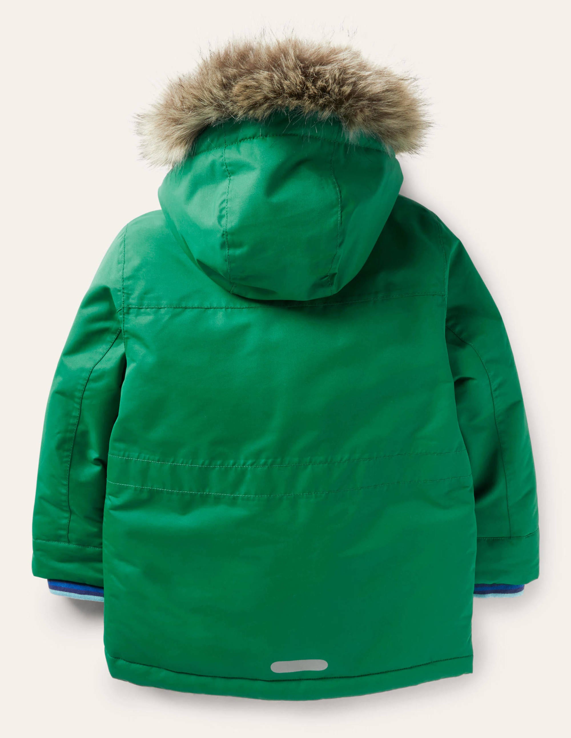 Cosy Waterproof Parka-Forest Green - Image 2