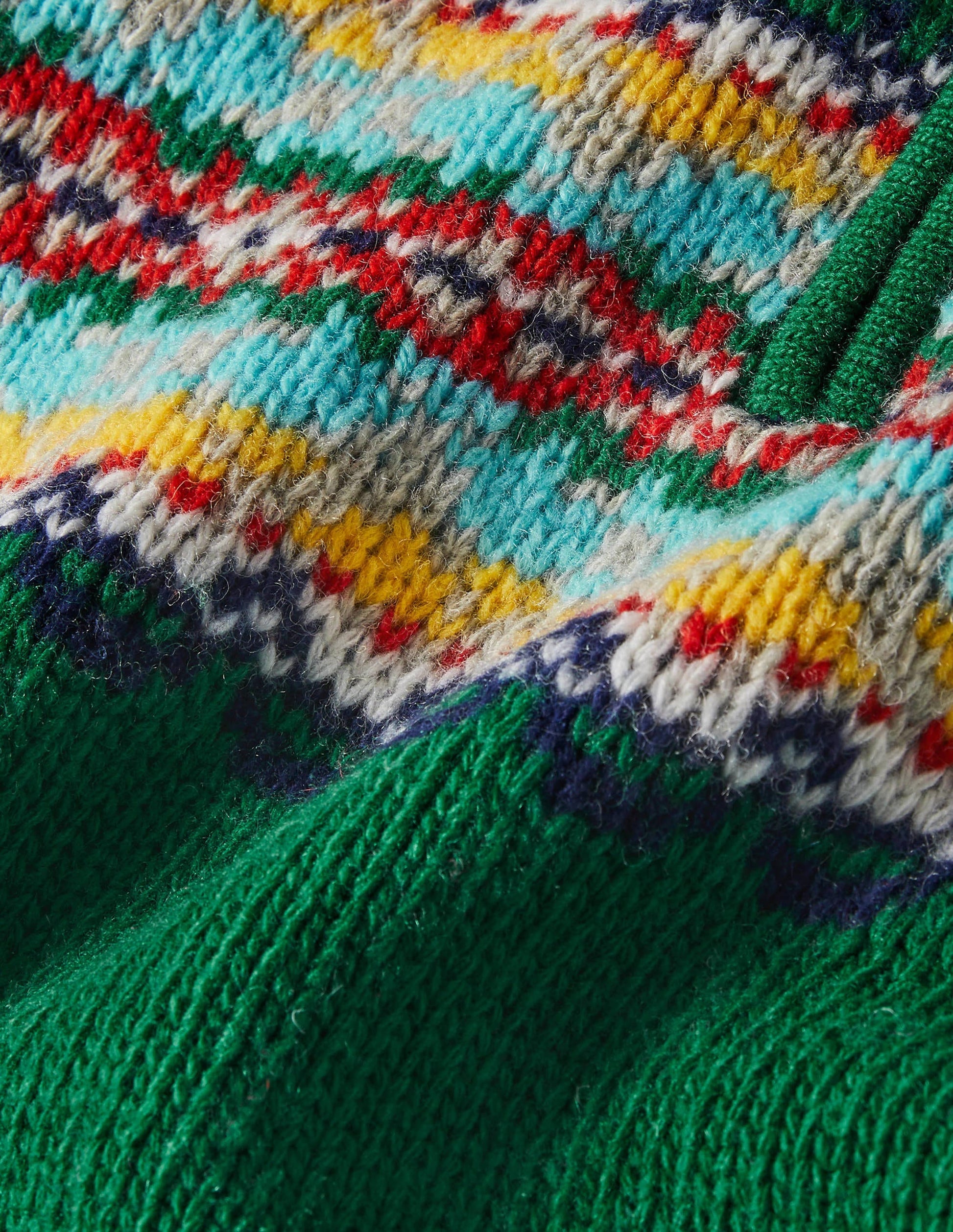 Half-zip Jumper-Highland Green Fair Isle-3