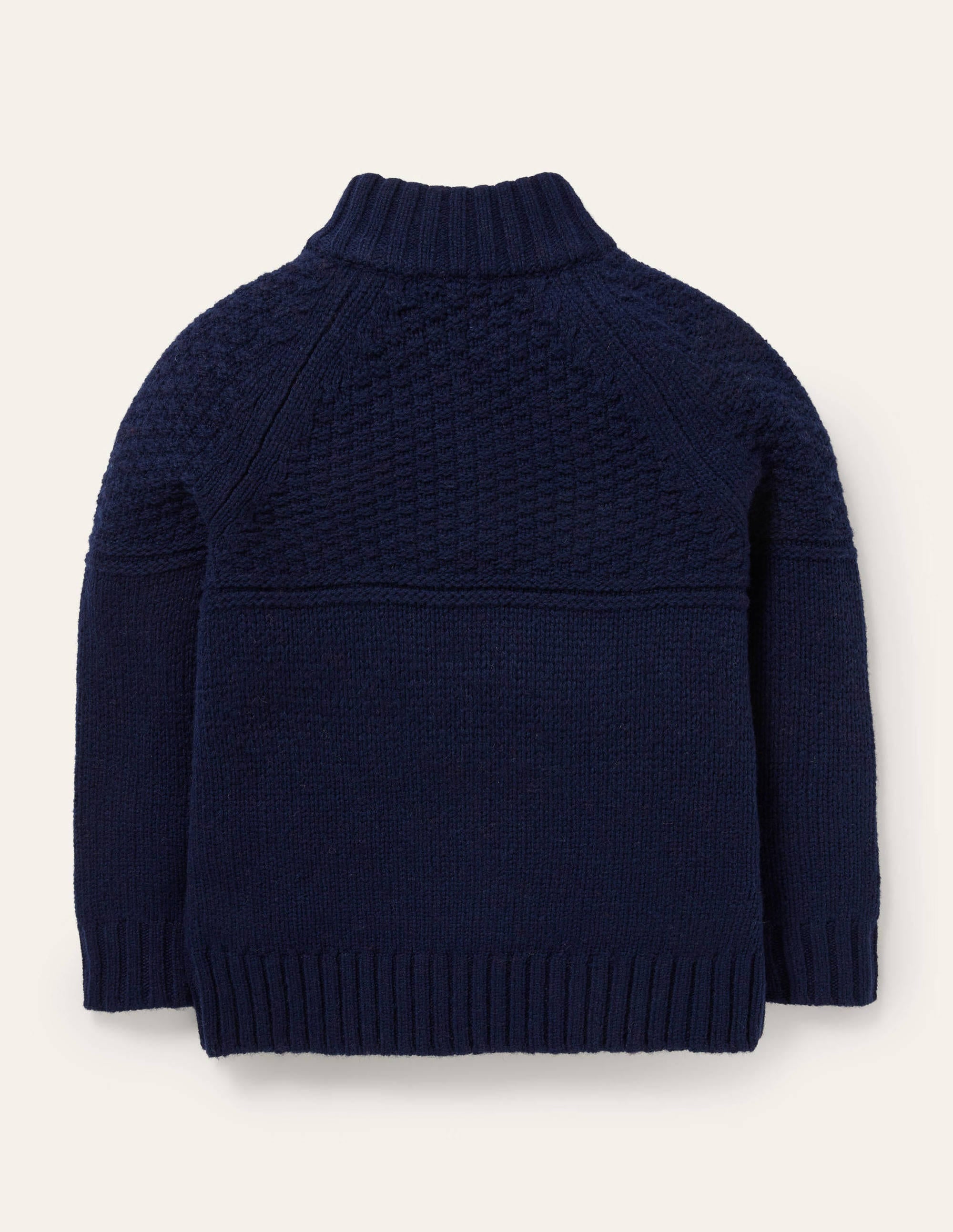 Half-zip Jumper-College Navy - Image 2