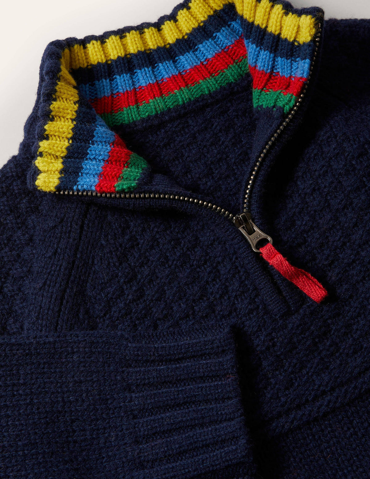 Half-zip Jumper-College Navy - Image 3