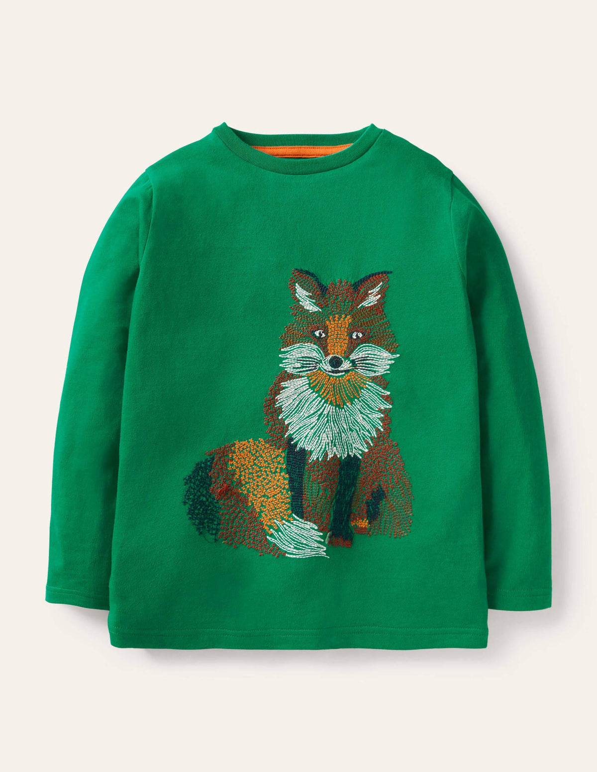 Superstitch Animal T-shirt-Forest Green Fox - Image 1