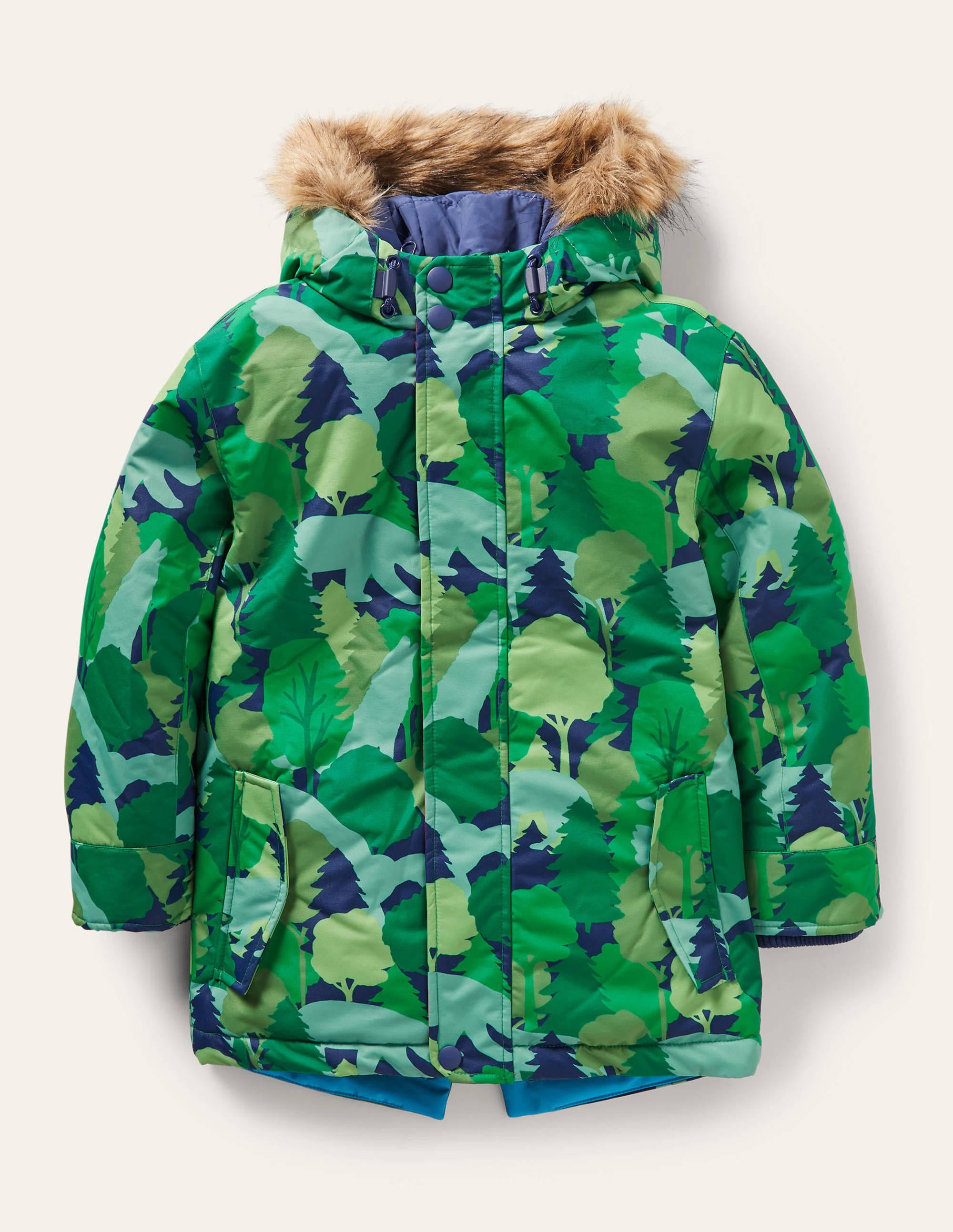 Waterproof 4-in-1 Parka-Forest Woodland Camo - Image 1