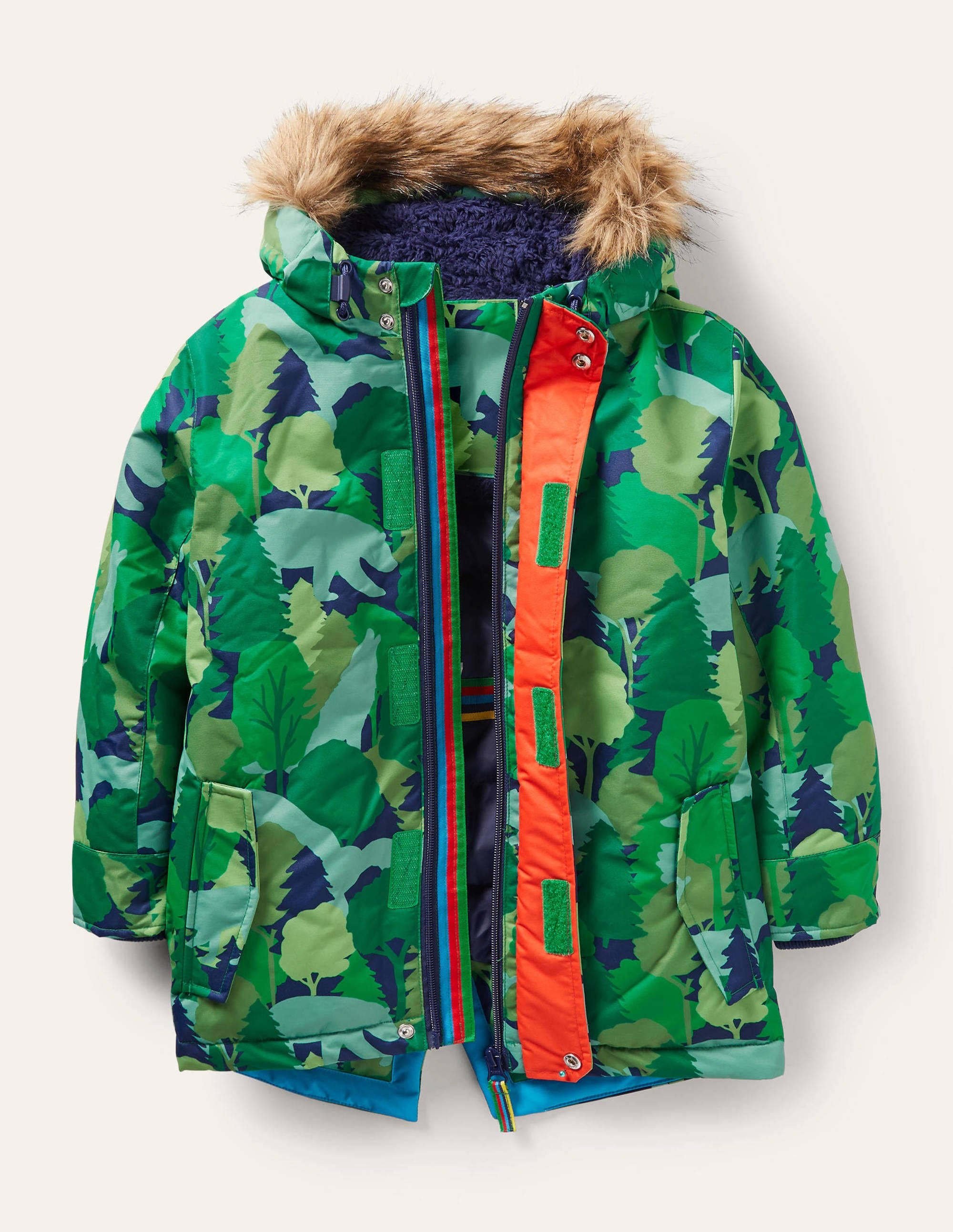 Waterproof 4-in-1 Parka-Forest Woodland Camo - Image 5