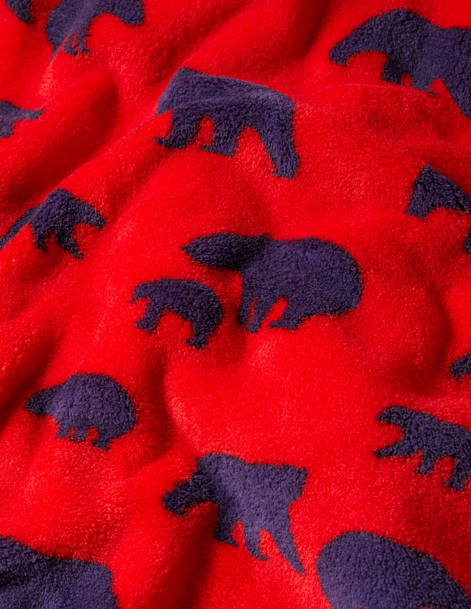 Cosy Fleece All-In-One-Rockabilly Red Bears-3