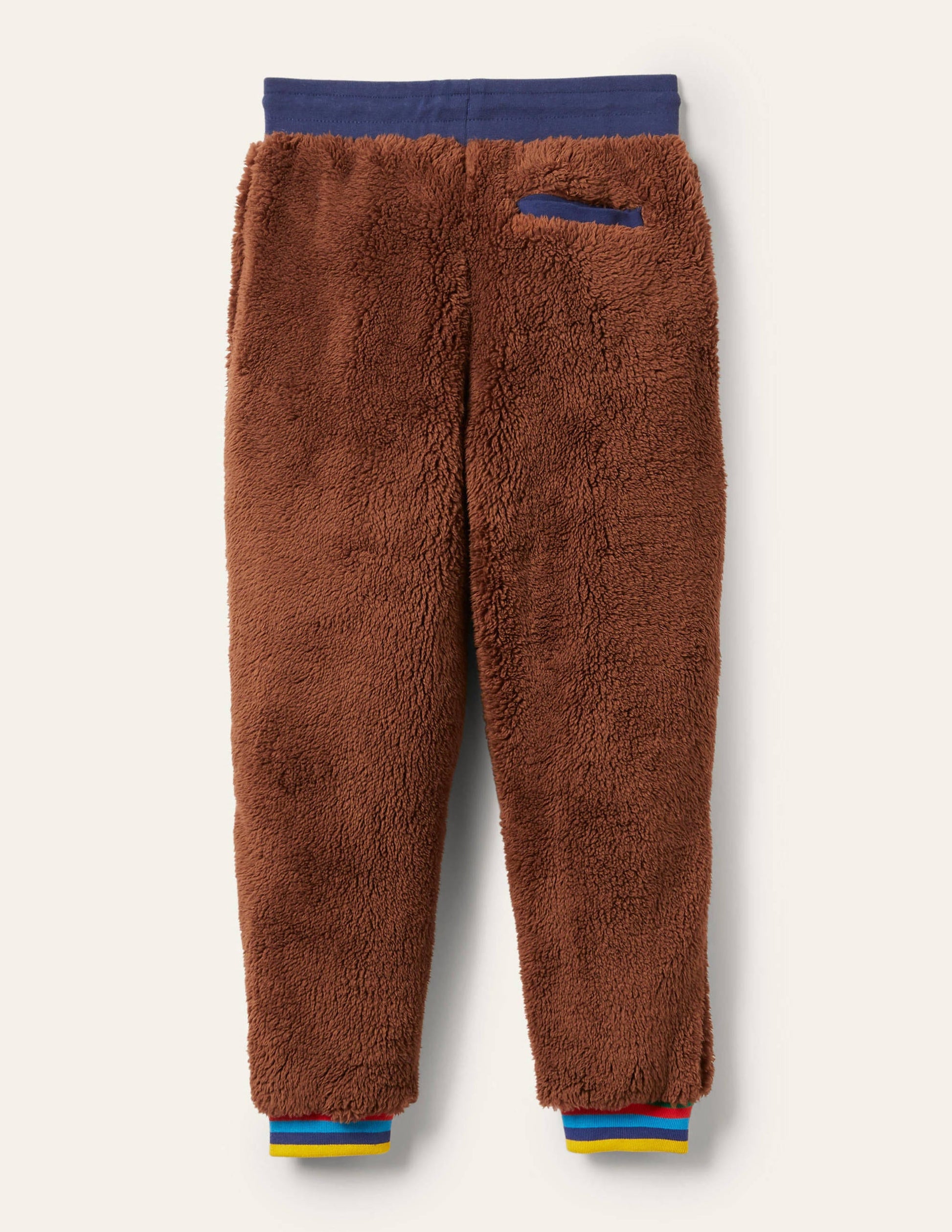 Cosy Teddy Joggers-Brown-2