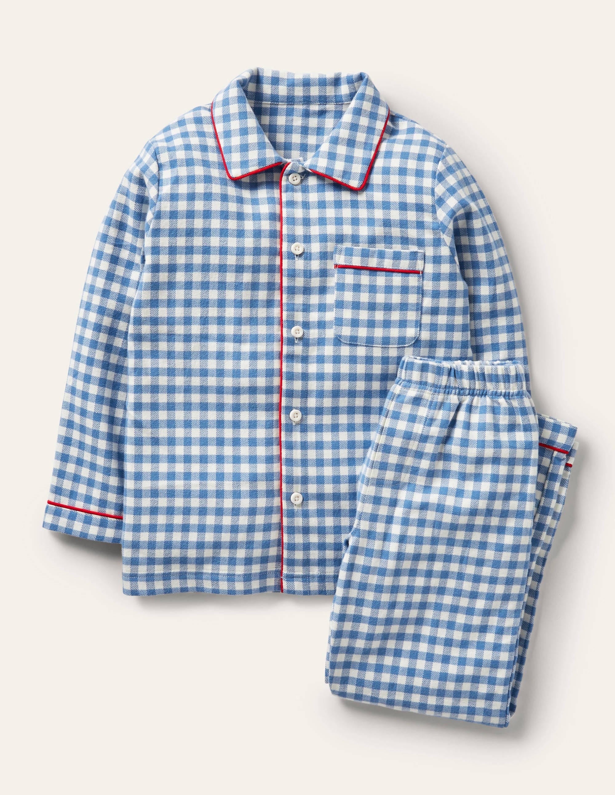 Leo Pyjamas-Elizabethan Blue/Ivory - Image 1