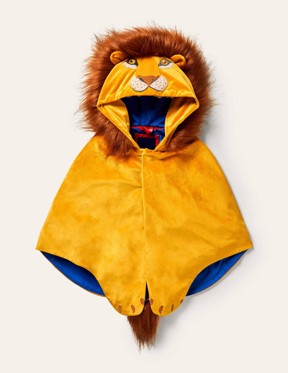 Fancy Dress Velvet Cape-Honeycomb Lion - Image 1
