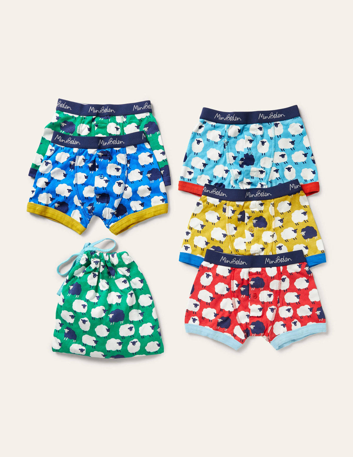Boxers 5 Pack-Mini Sheep-1