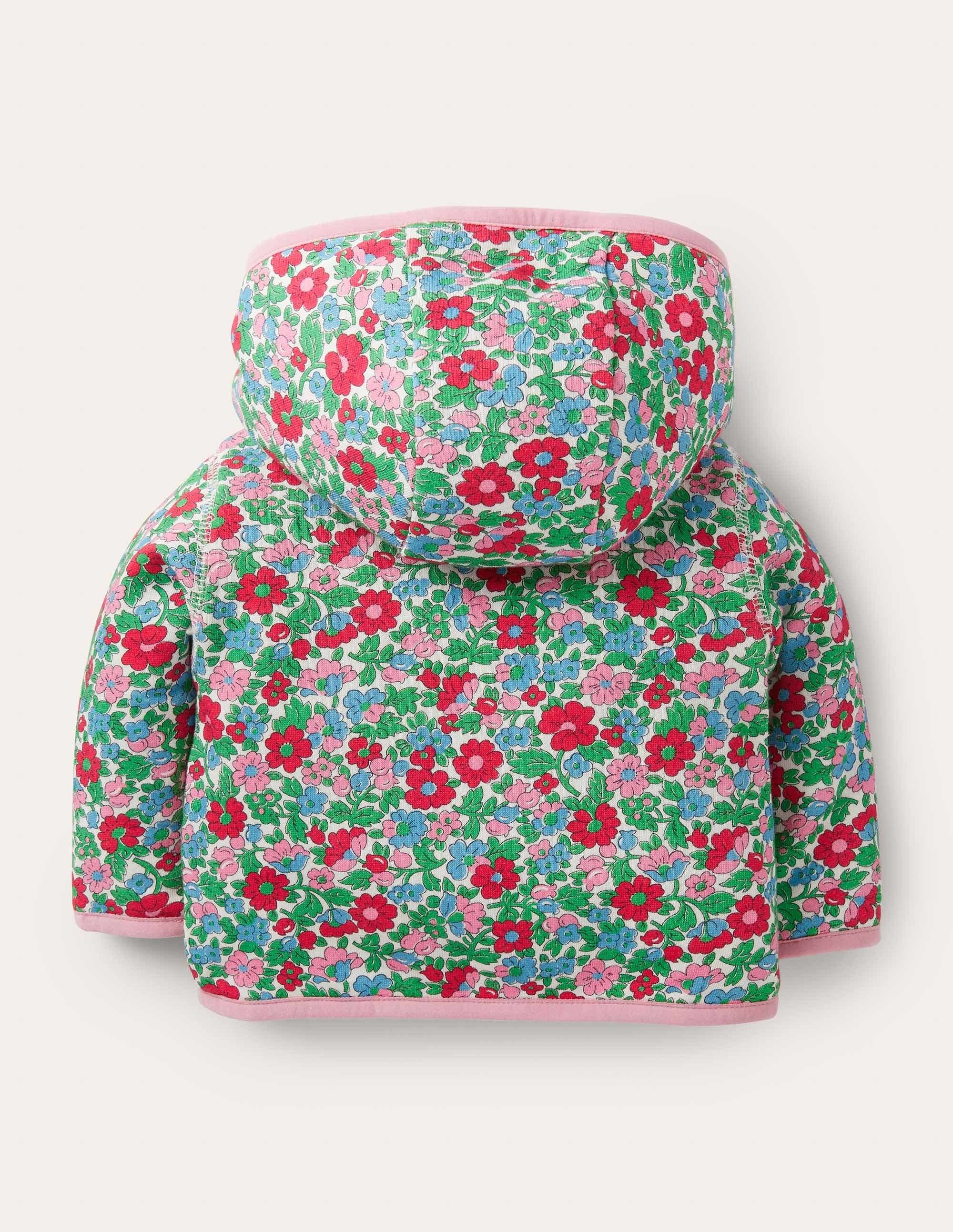 Floral Reversible Jacket-Ivory Vintage Bloom - Image 2